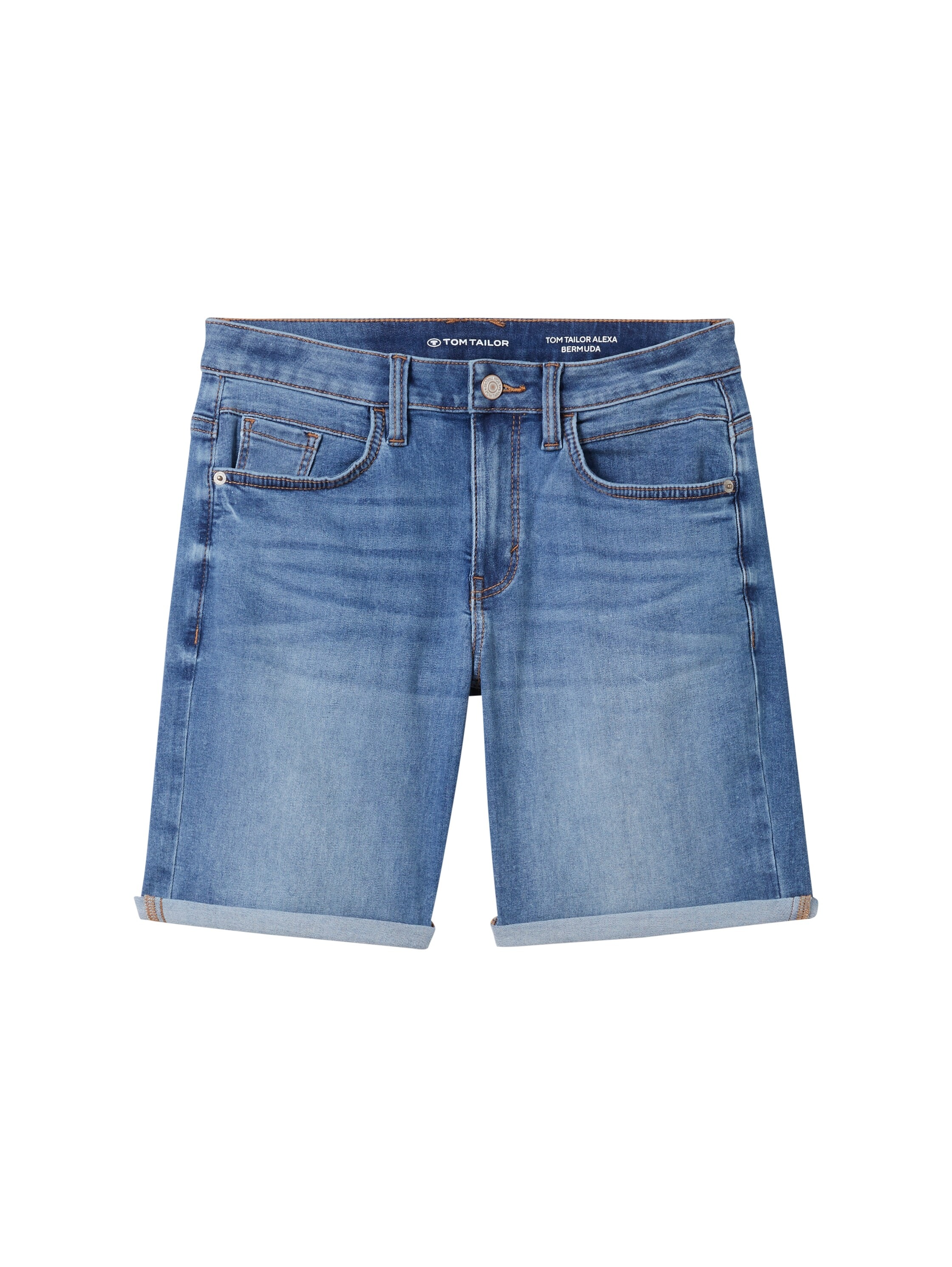 TOM TAILOR Jeansbermudas »ALEXA«, mit klassischem 5-Pocket-Stil