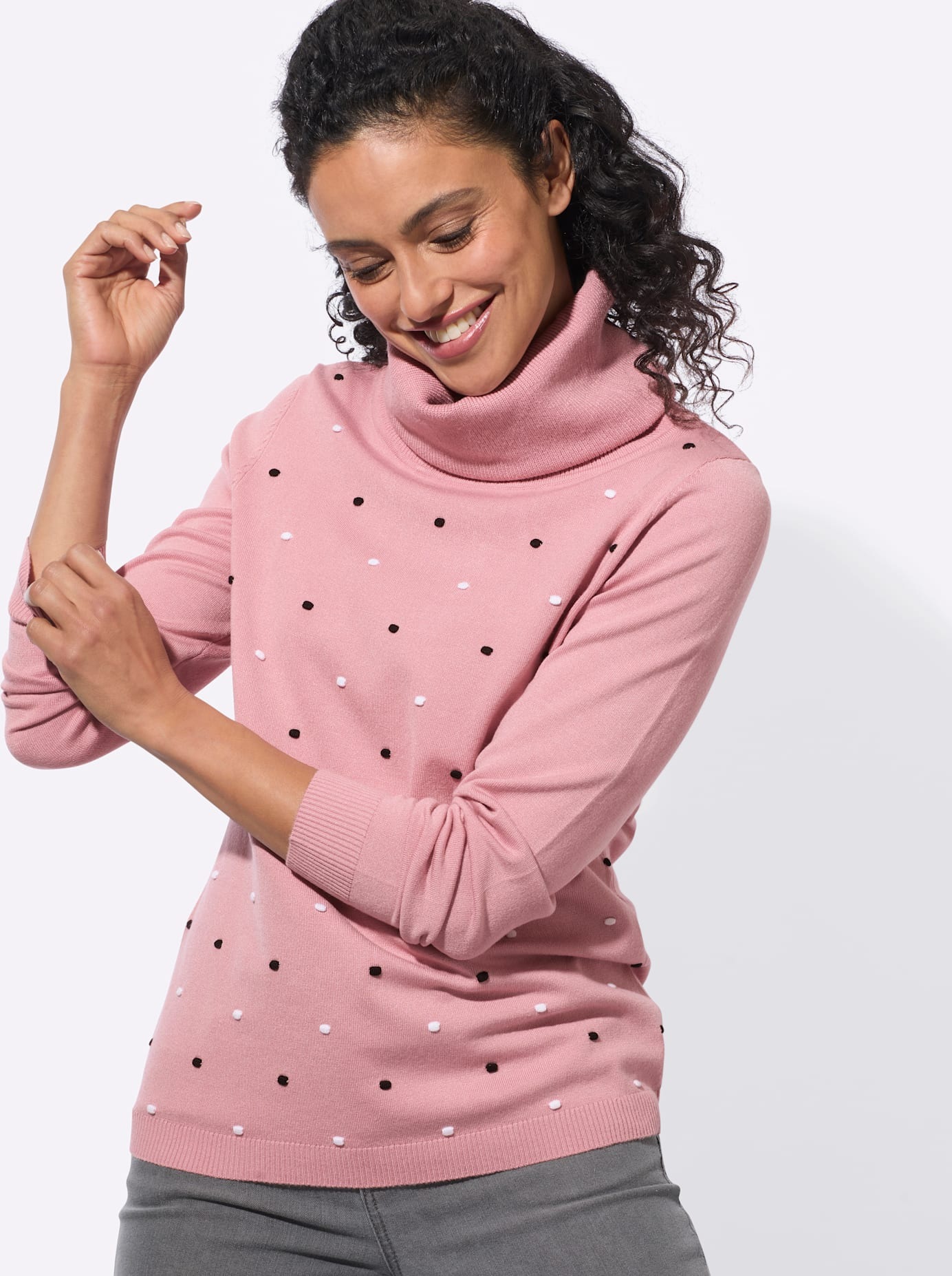 Inspirationen Rollkragenpullover »Rollkragen-Pullover«
