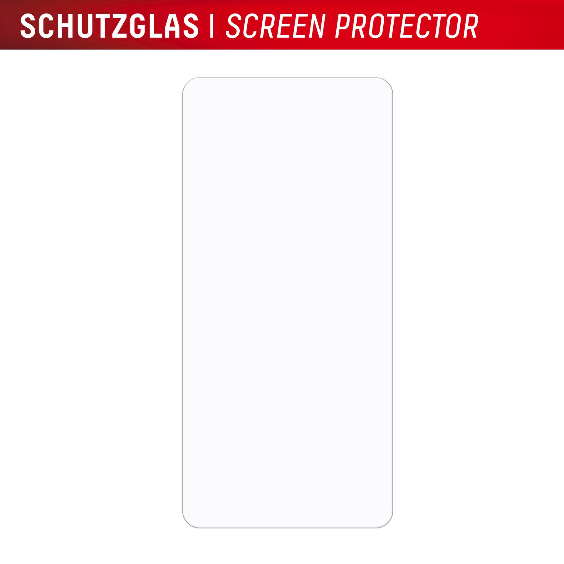 Displex Displayschutzglas »Real Glass Screen Protector inkl. Case«, für Samsung Galaxy S25 Edge, Displayschutzfolie, Schutzfolie, Bildschirmschutz, kratz- & stossfest