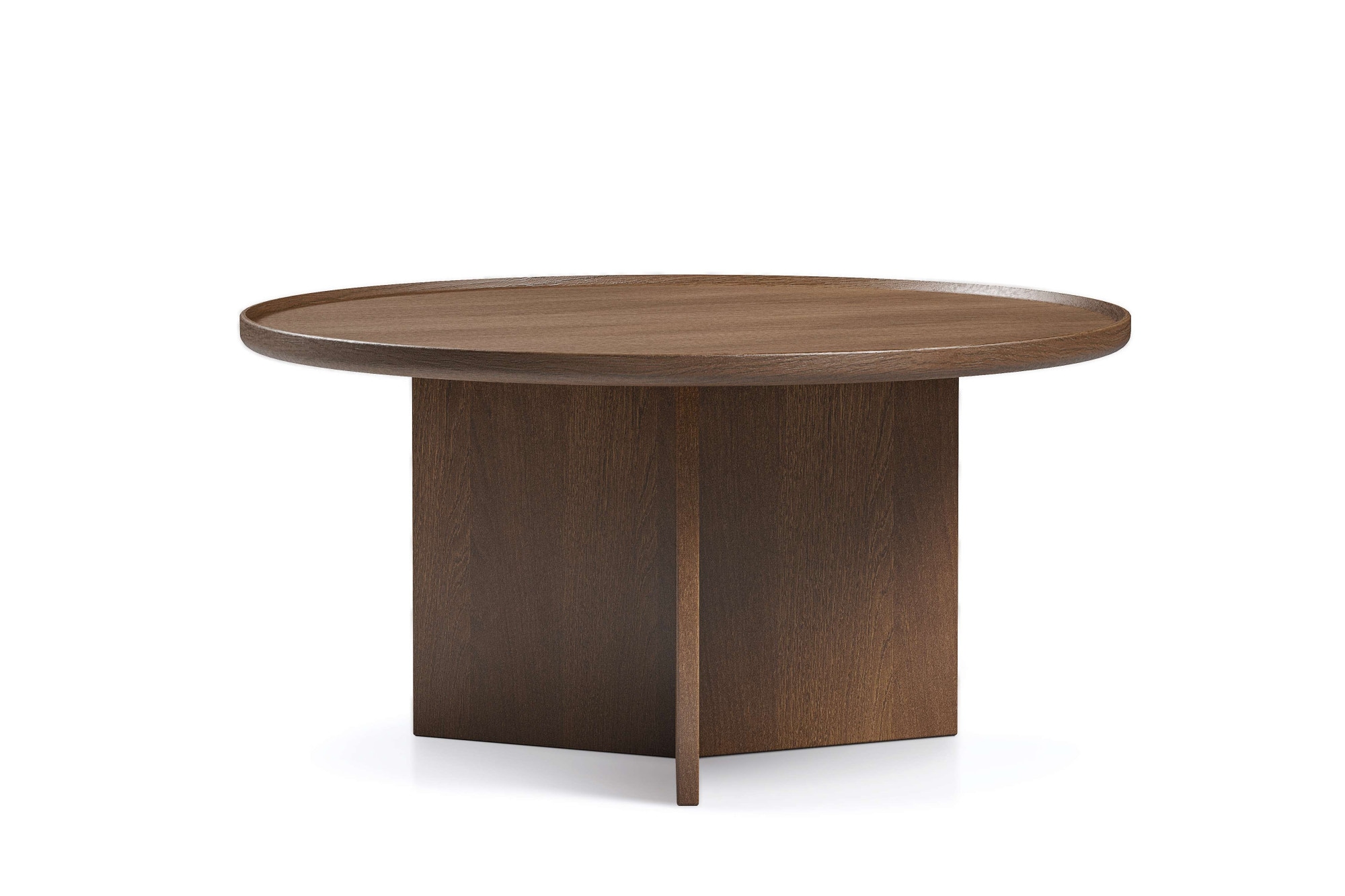 Woodman Table basse »Cala« 83/83/42 cm,  Breite 83 cm, rund, Tischplatte aus massiver Eiche, FSC® zertifiziert