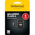 Intenso Speicherkarte »microSDHC Class 4 + SD-Adapter«, (Class 4)