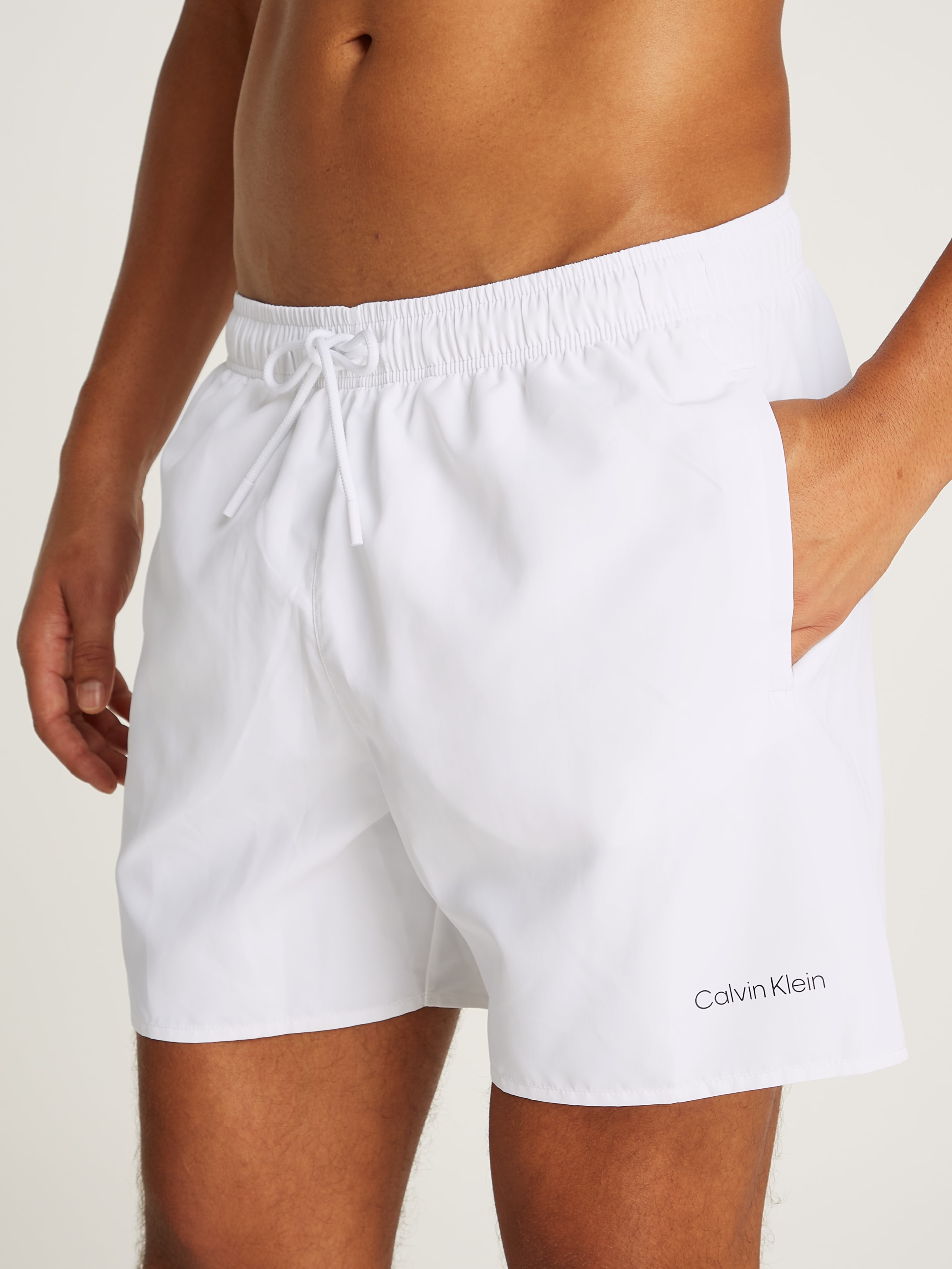 Calvin Klein Swimwear Badeshorts, (Packung, 2 St., 2er-Pack), mit Logo