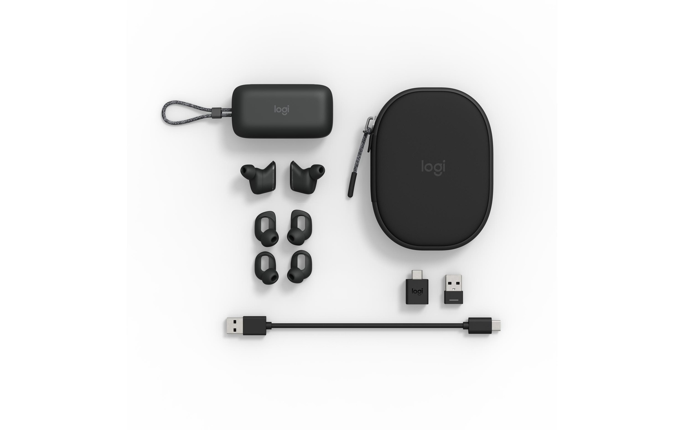 Logitech Headset »Zone True Wireless Grau«, Bluetooth