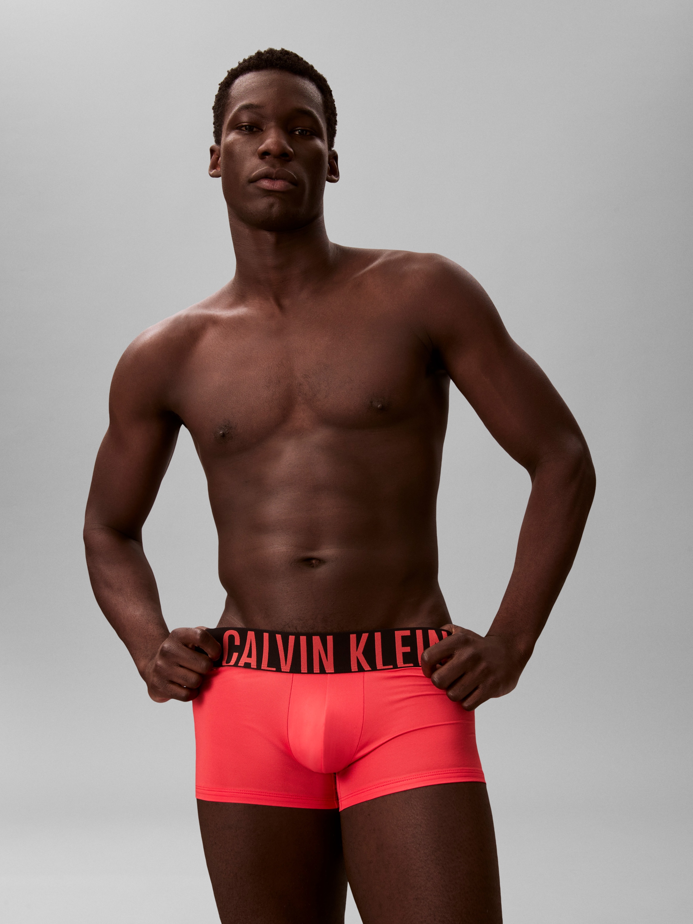 Calvin Klein Underwear Tronc »LOW RISE TRUNK 3PK« Paquet, 3er-Pack, 3 cuis mit Logobund
