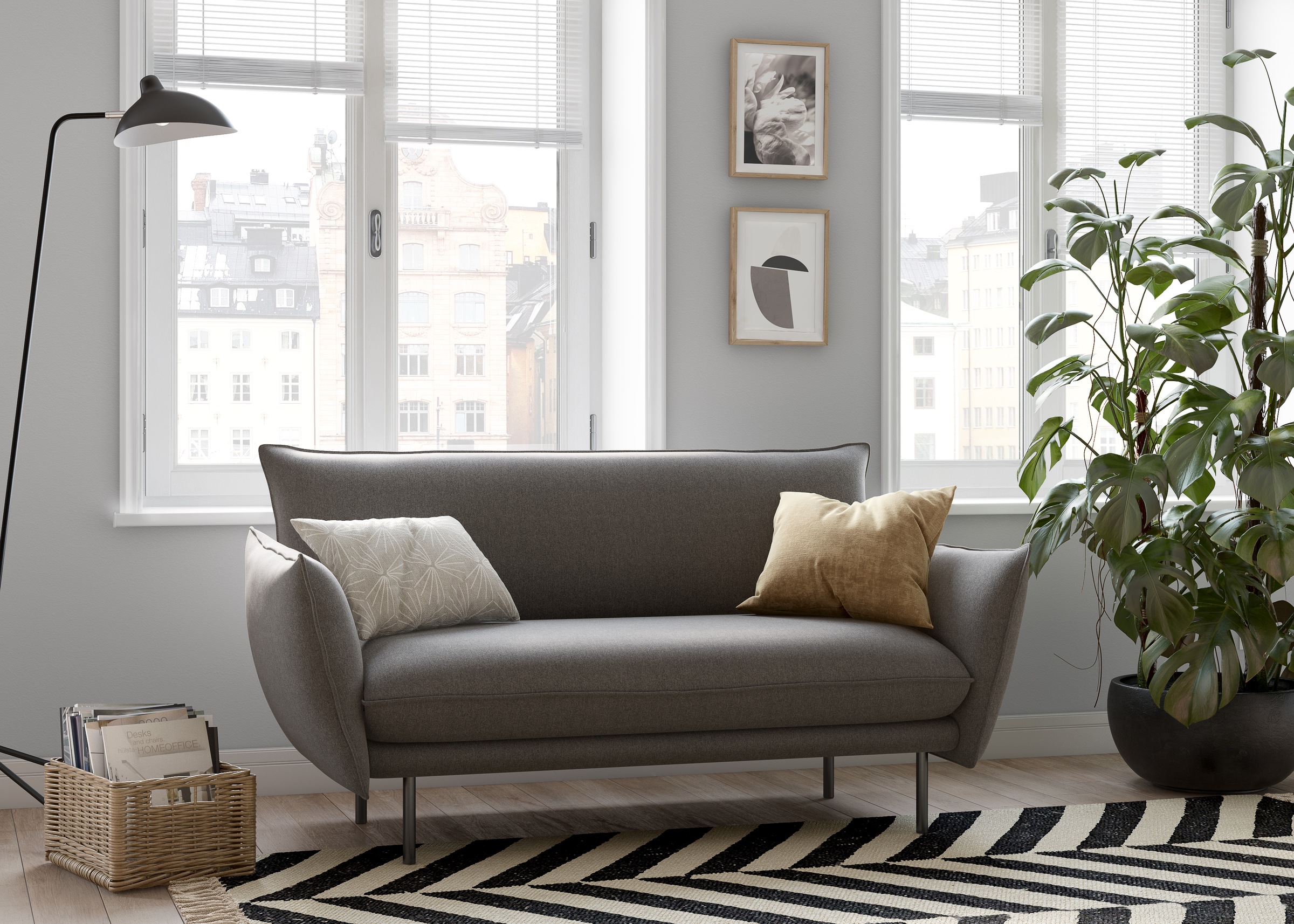 Image of GOODproduct 2-Sitzer "Stine" Besonderes Design durch Kissenoptik und Keder, by Morten Georgsen