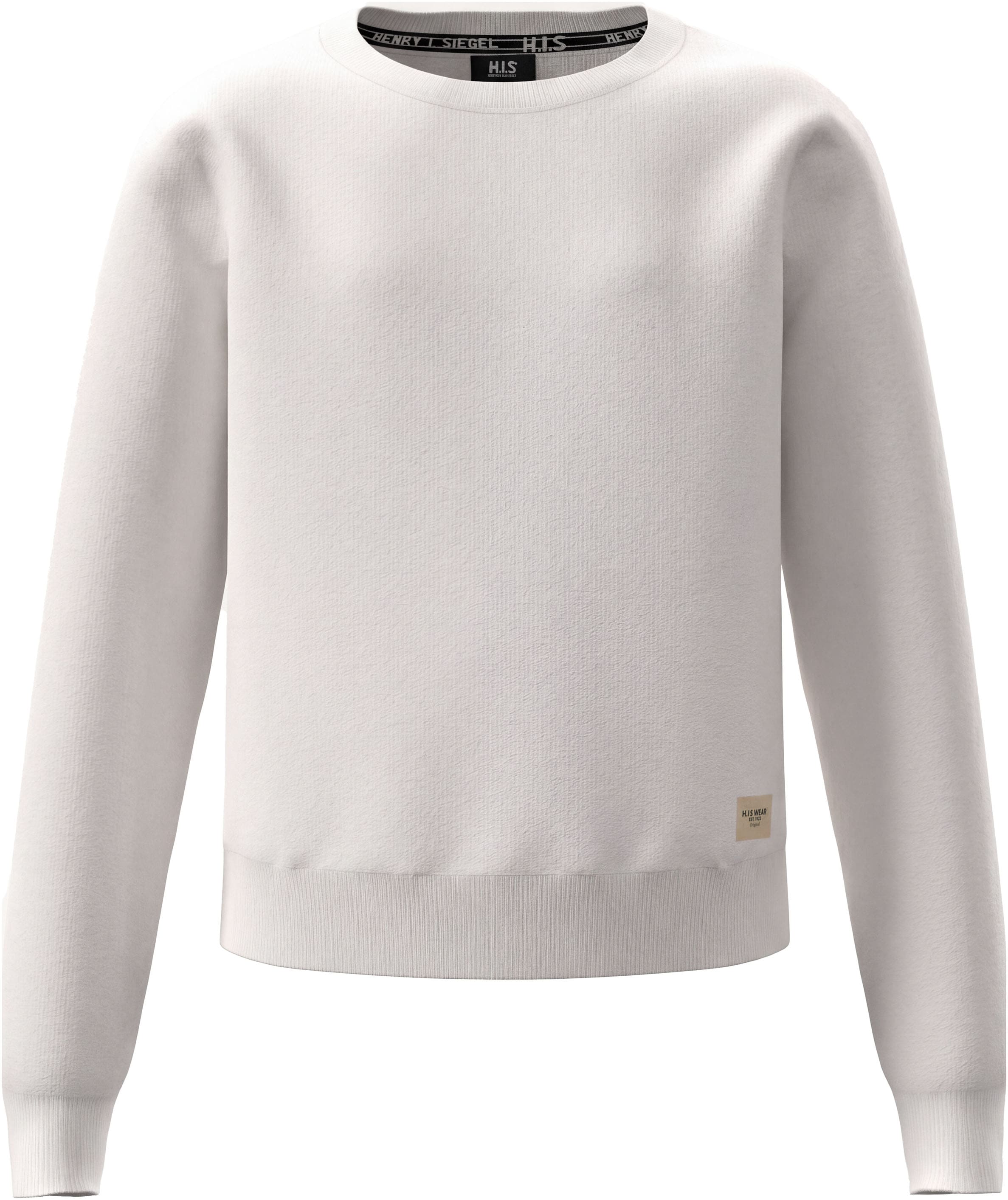 H.I.S Sweatshirt »2er Pack Shirts, kurze Form«, 2er Packung, Langarm
