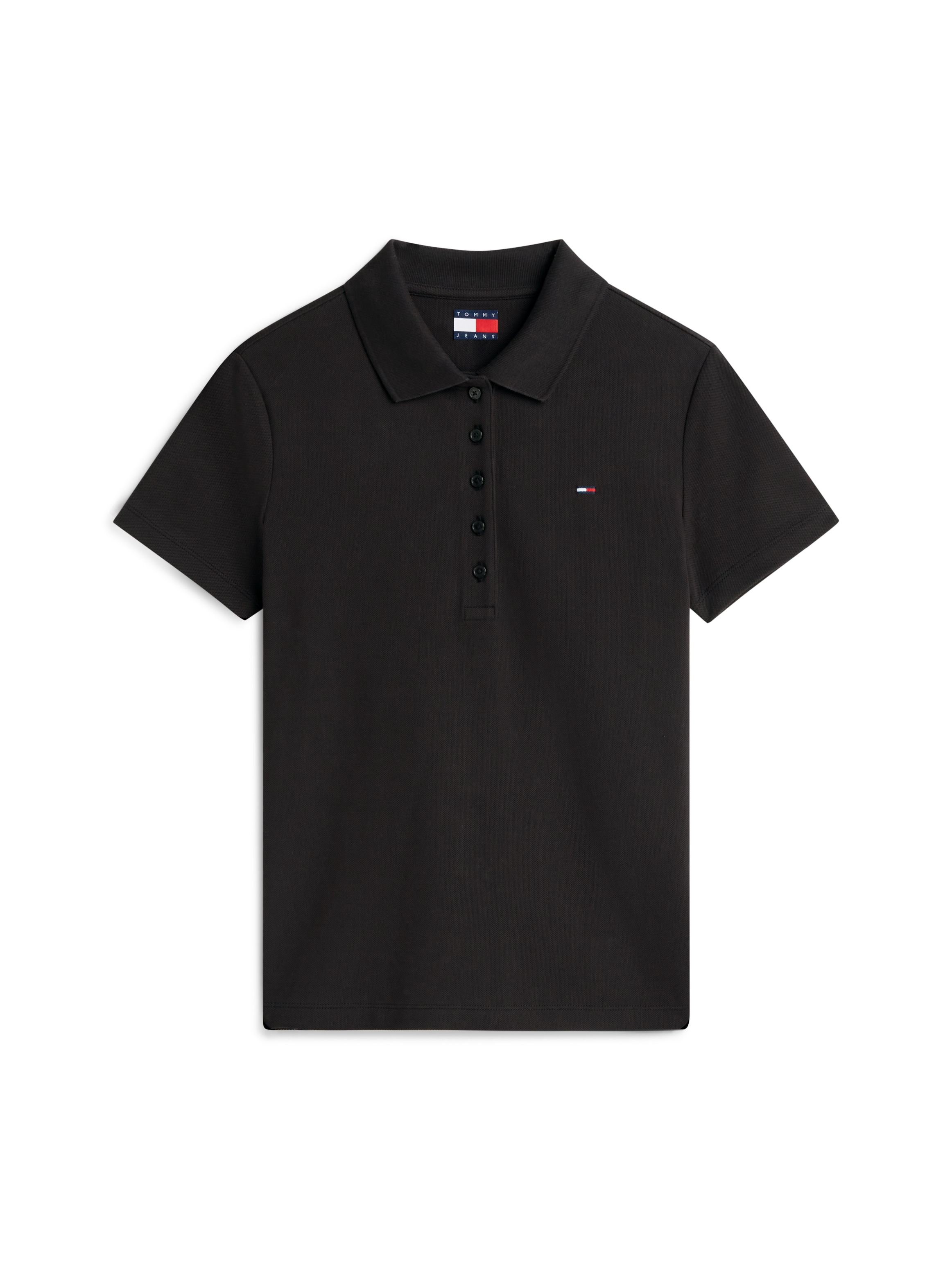 Tommy Jeans Polo »TJW SLIM ESSENTIAL SS POLO« Mélange de coton, coupe slim