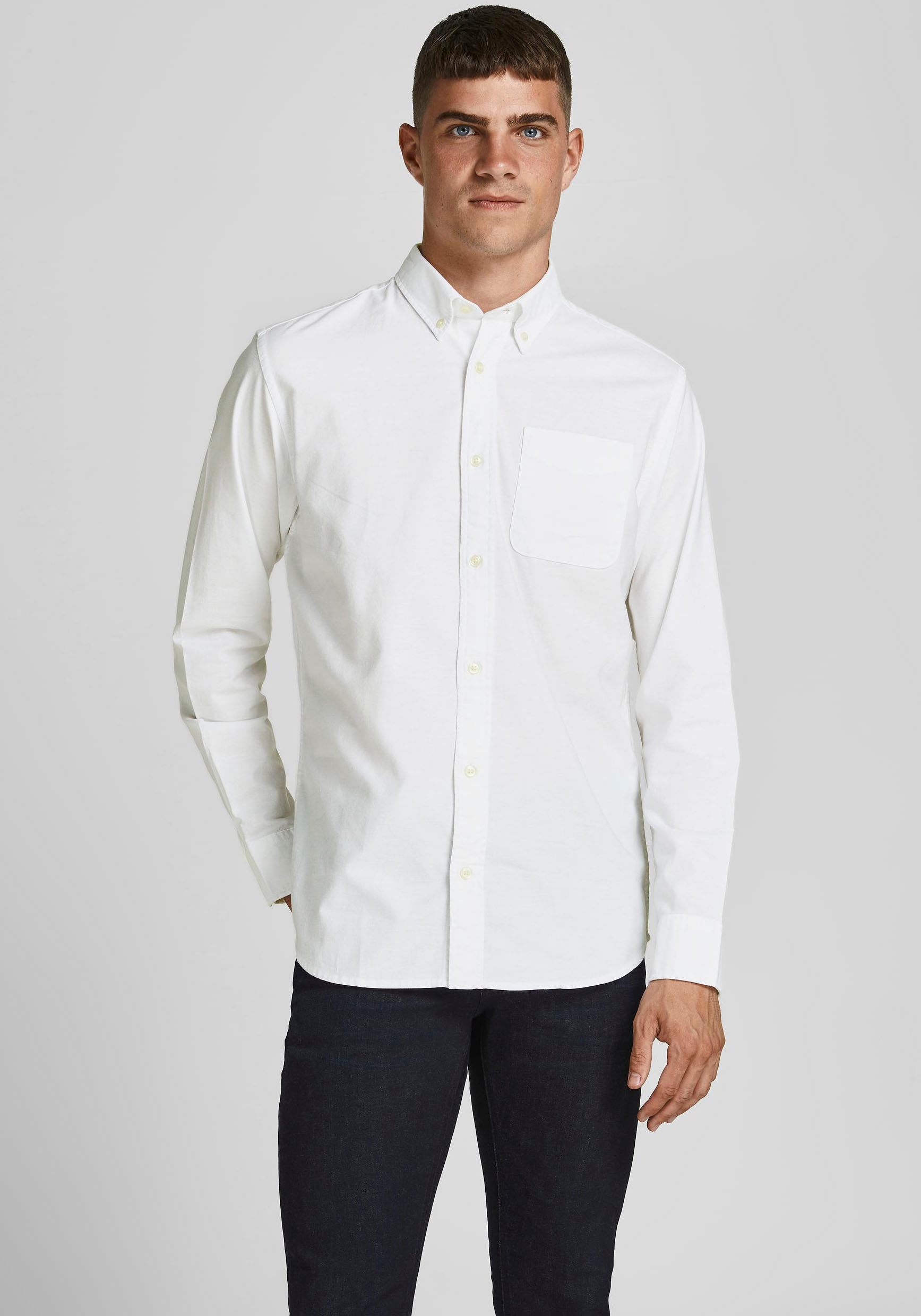 Langarmhemd »BROOK OXFORD«, mit Button-Down Kragen