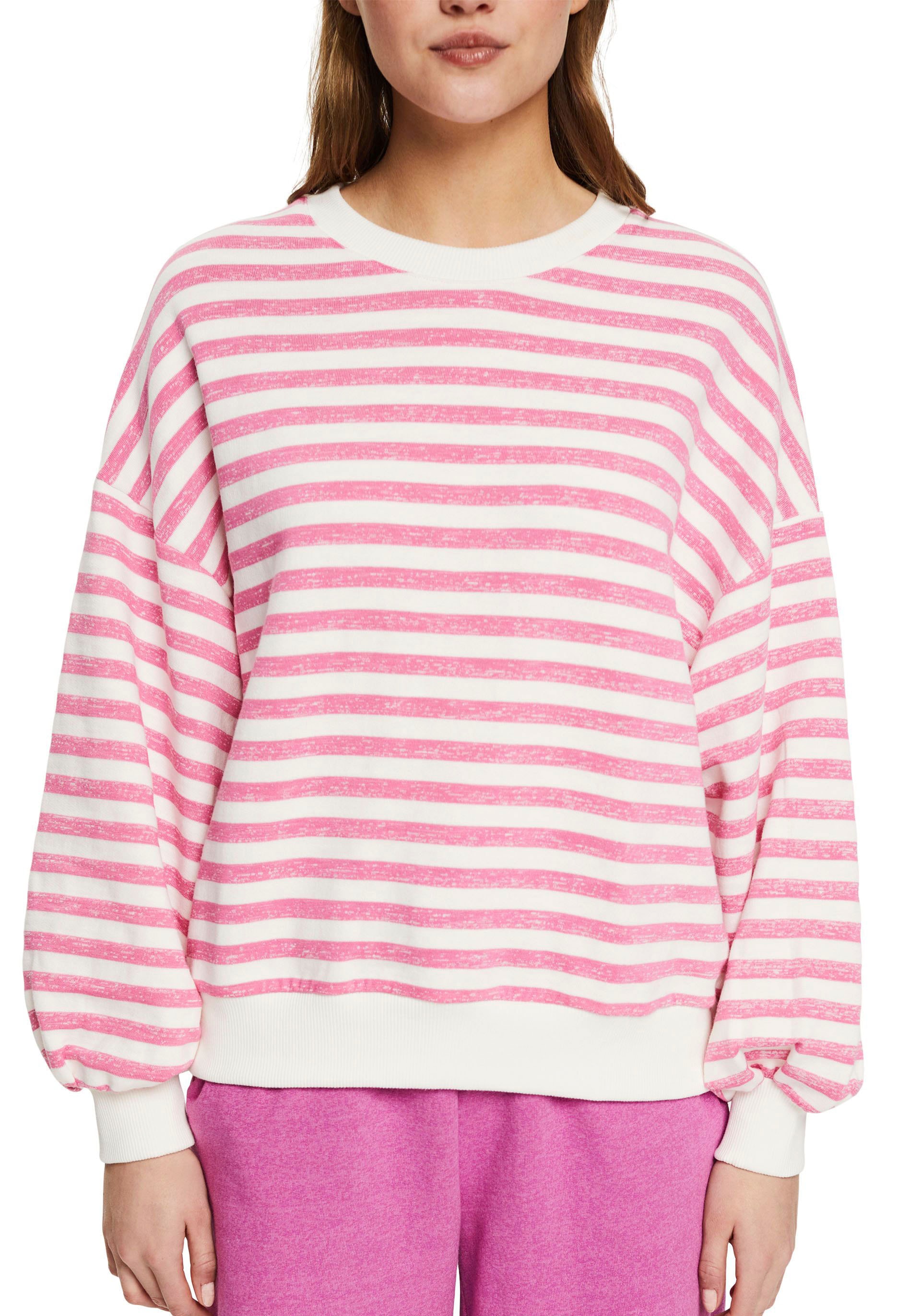 Image of edc by Esprit Sweatshirt, im Ringel-Look und mit weiten Ballonärmeln bei Ackermann Versand Schweiz