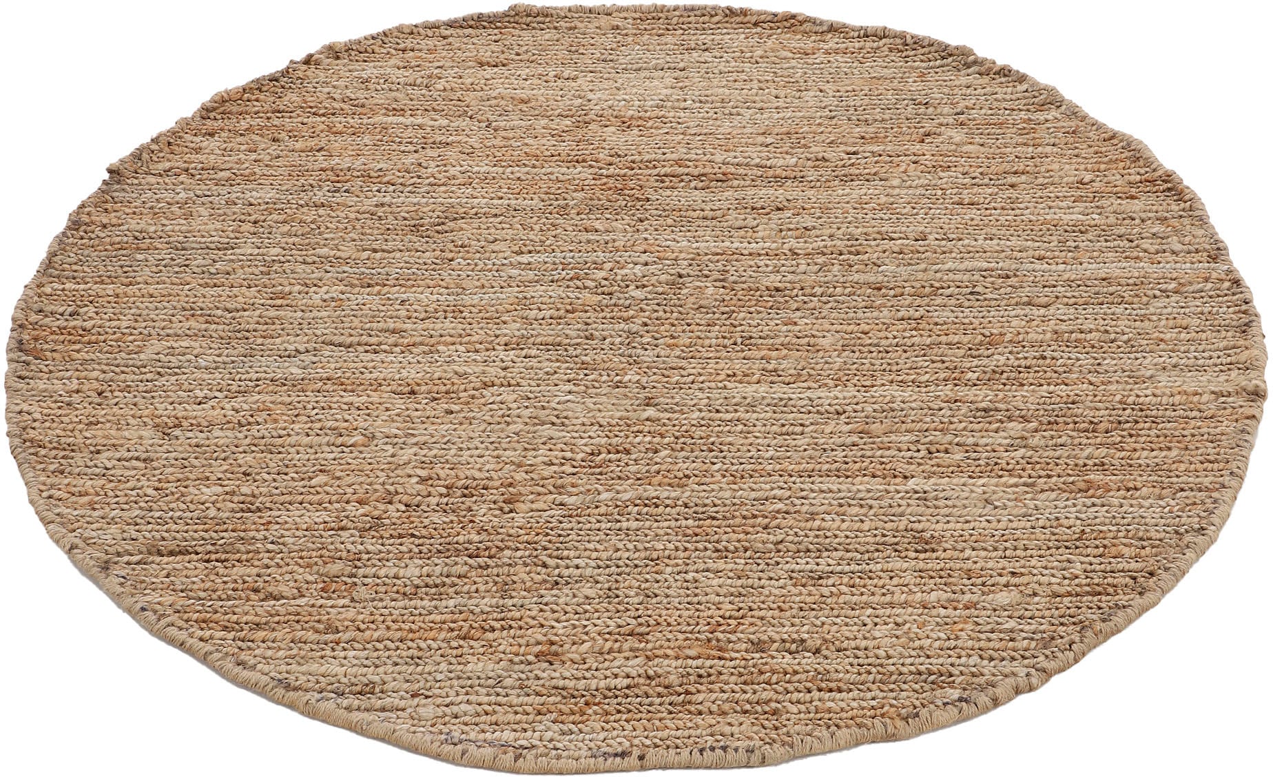 carpetfine Teppich »Nala Juteteppich Naturfaser« rund 9 mm Höhe wendbar, aus 100% Jute, in vielen Grössen und Formen, quadratisch, rund