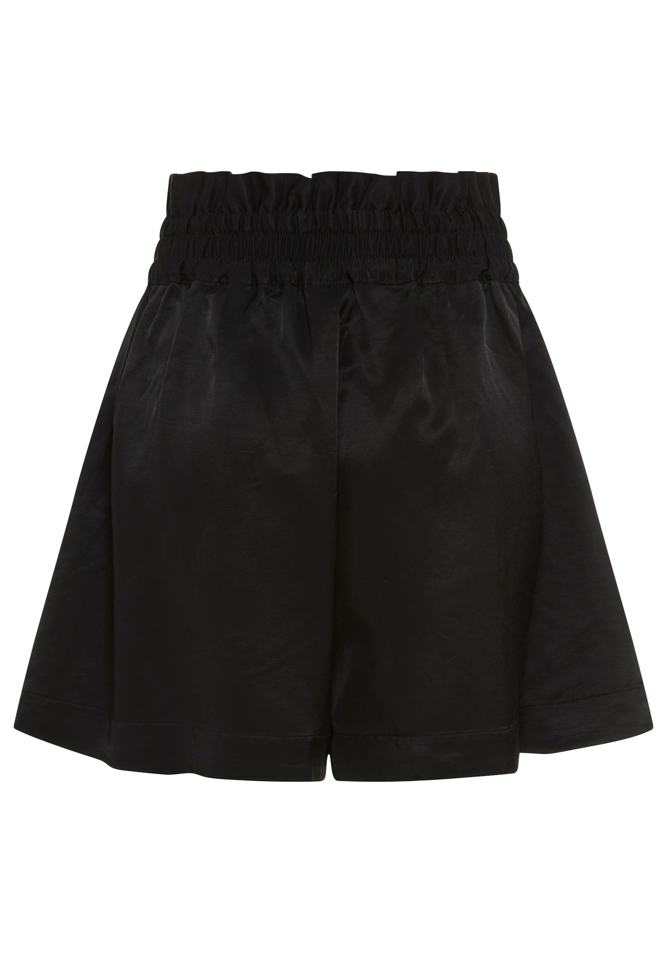 BOSS ORANGE Shorts »Tacolina Premium Damenmode«  High Waist mit doppeltem Bindeband, Paperbag-Look