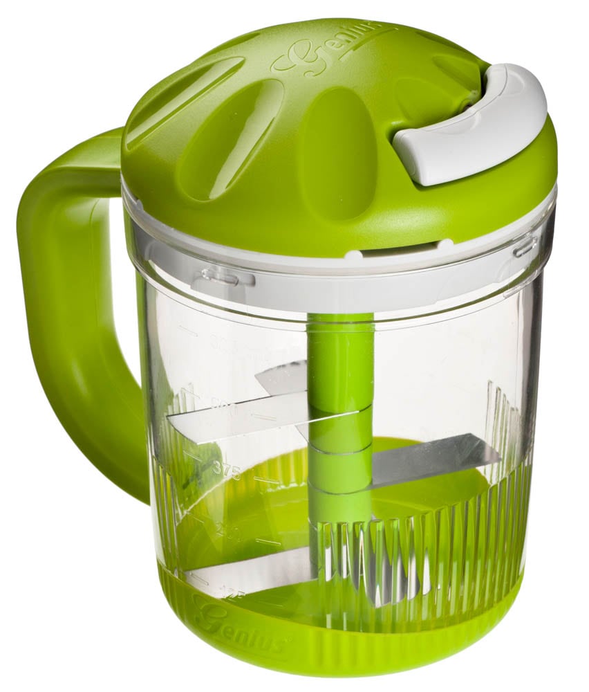 Genius Coupe légumes en tranches »Nicer Dicer mit 14 Klingen inkl. Twist N Joy, Set 6tlg« Super handlich und immer im Einsatz, inkl. 625 ml Behälter