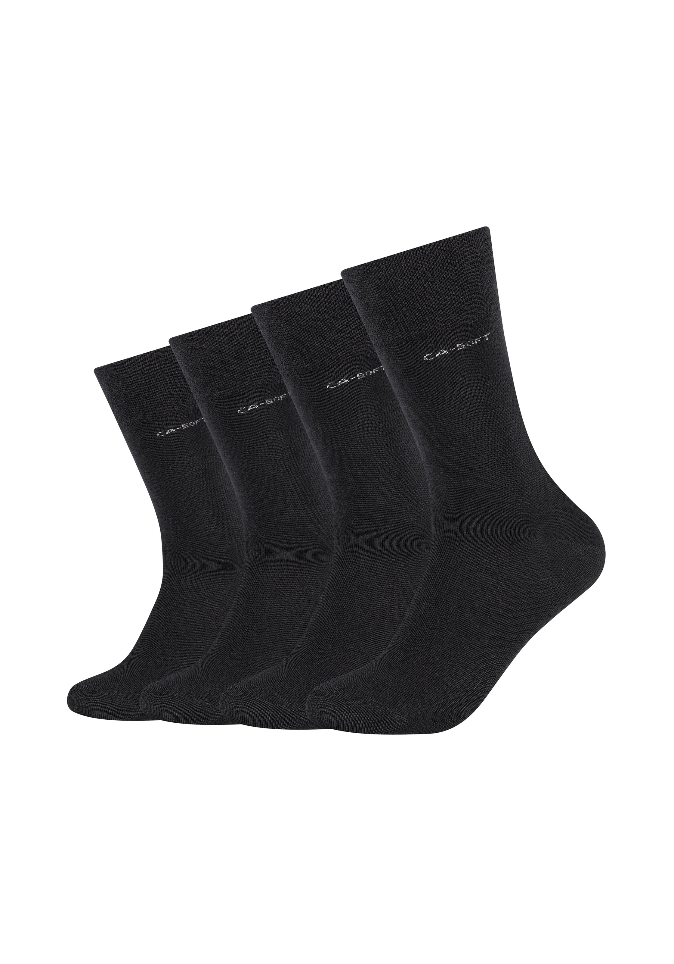 Camano Chaussettes »ca-soft« 4 Paar,  mit verstärktem Fersen- und Zehenbereich