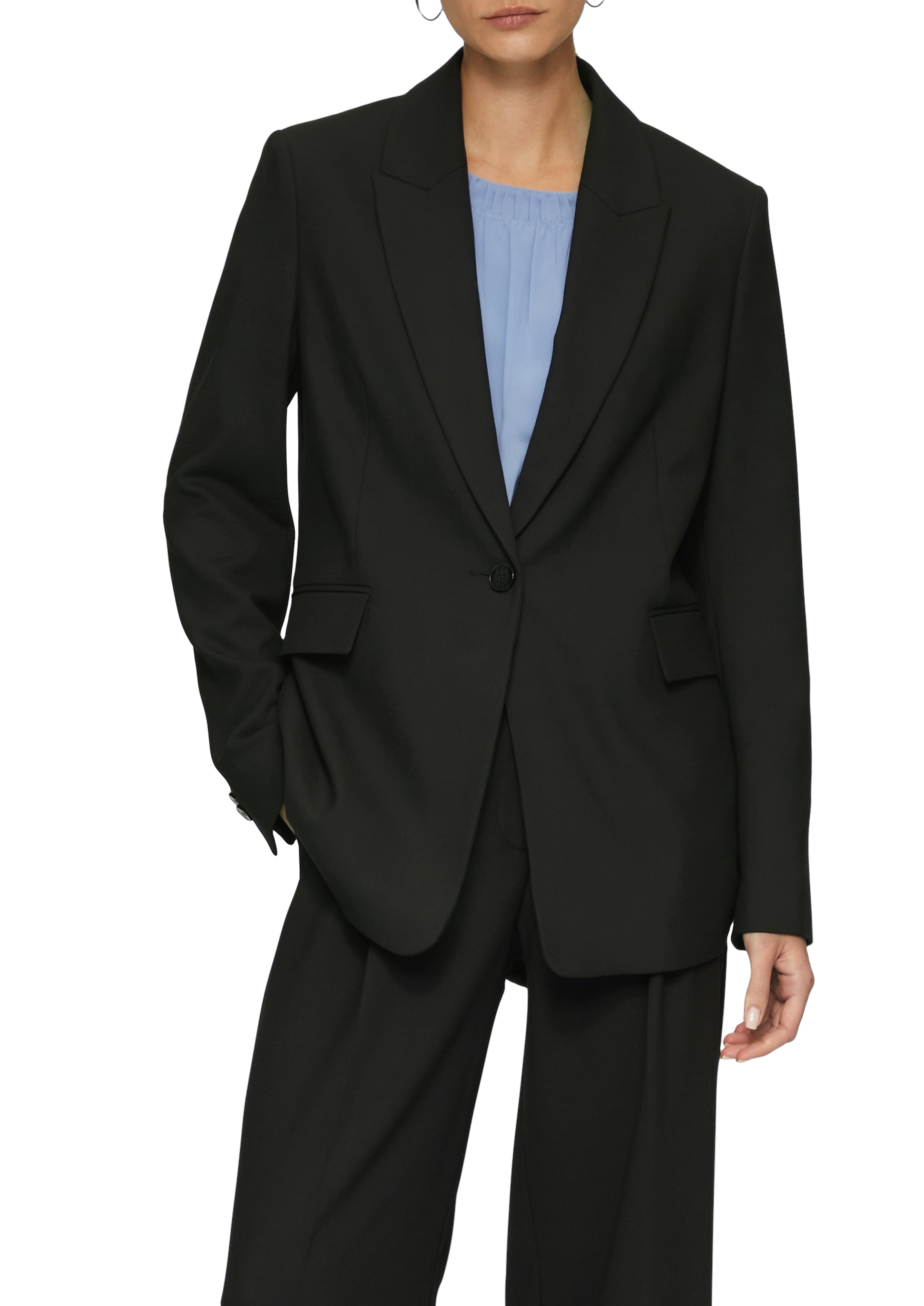 s.Oliver BLACK LABEL Longblazer, im eleganten Look