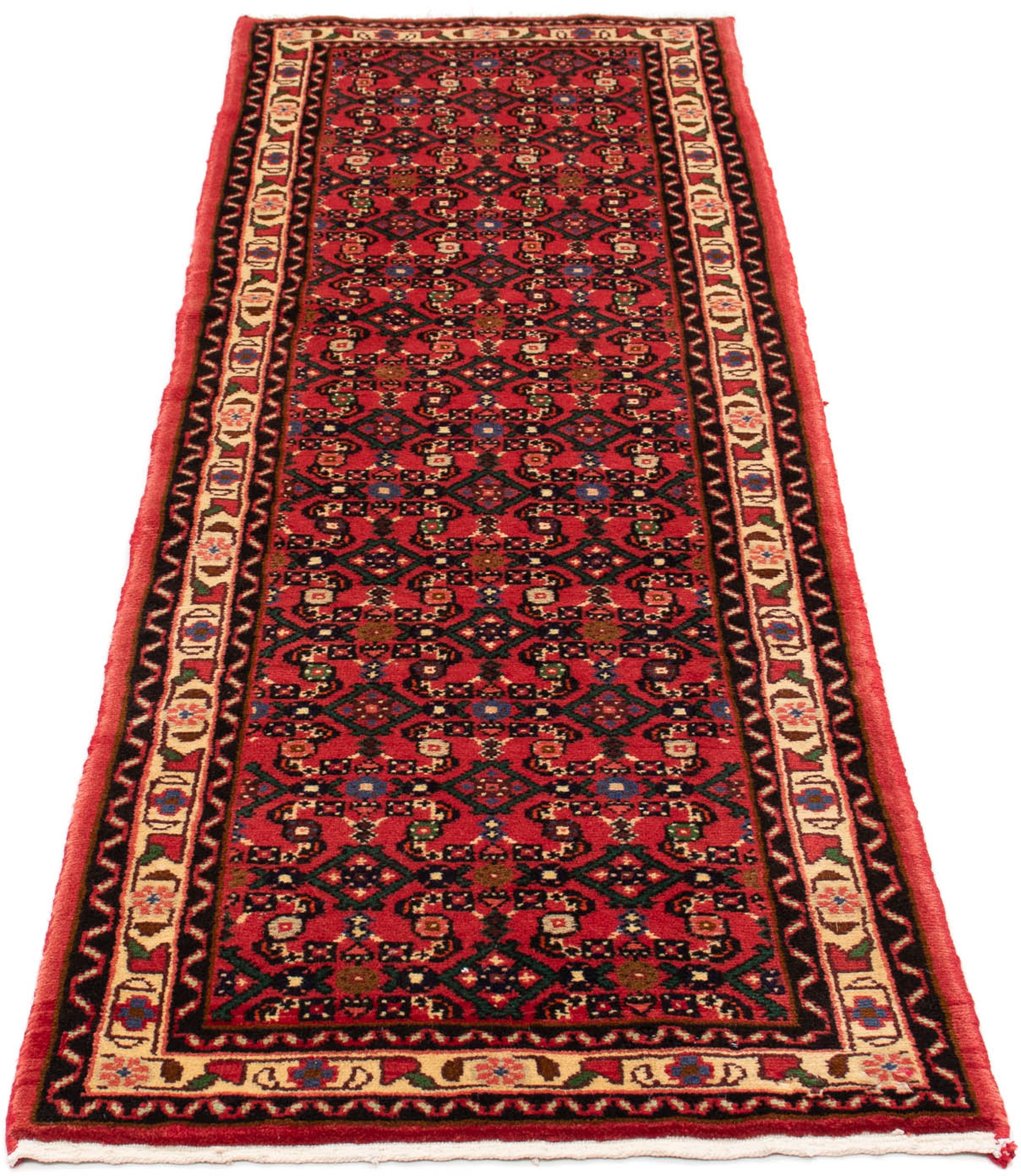 Image of morgenland Orientteppich »Perser - Nomadic - 205 x 65 cm - dunkelrot«, rechteckig, 10 mm Höhe, Wohnzimmer, Handgeknüpft, Einzelstück mit Zertifikat bei Ackermann Versand Schweiz
