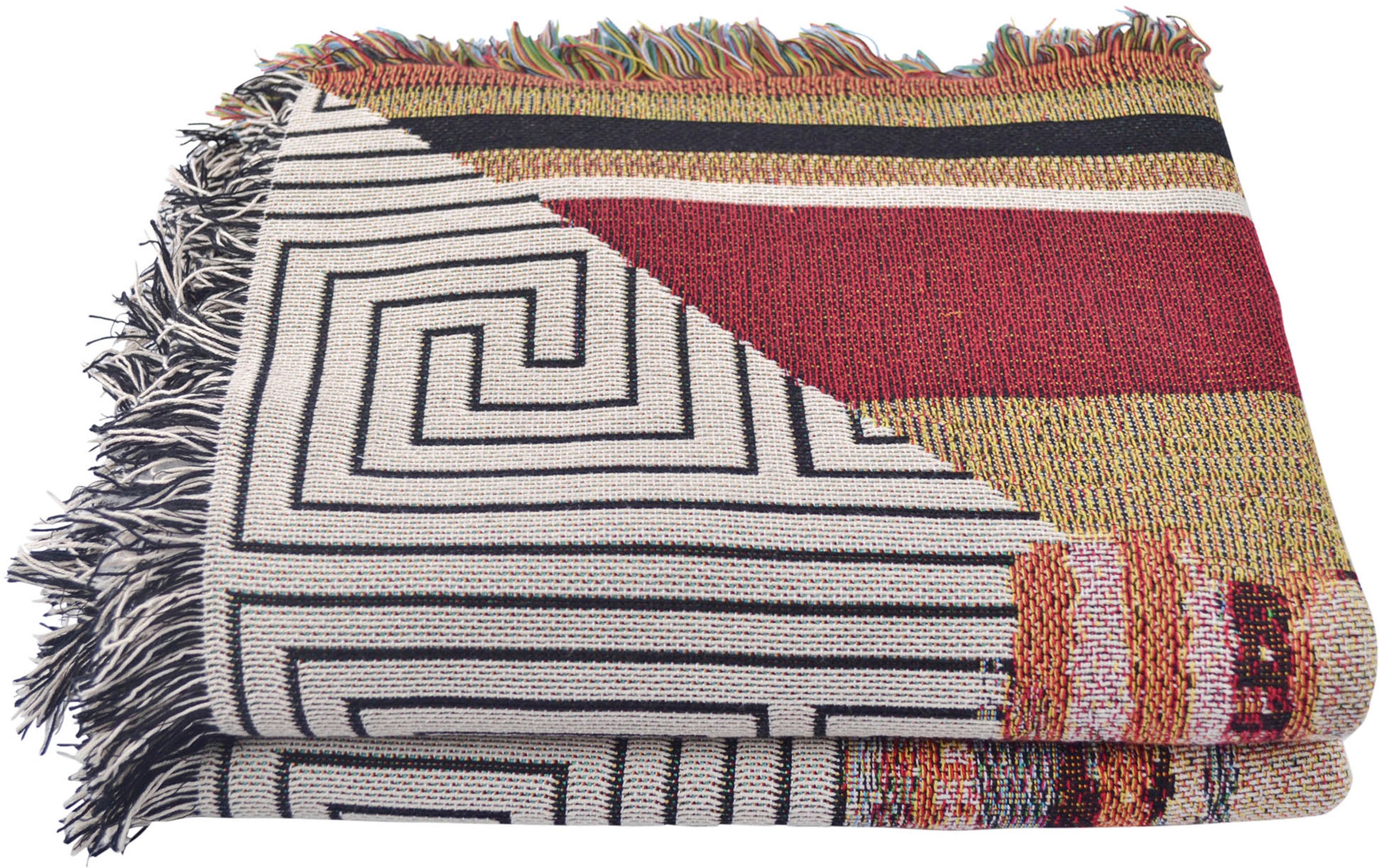 Image of zoeppritz Wohndecke »Absurd Rag«, Vintage Multicolor-Webtechnik, Kuscheldecke bei Ackermann Versand Schweiz