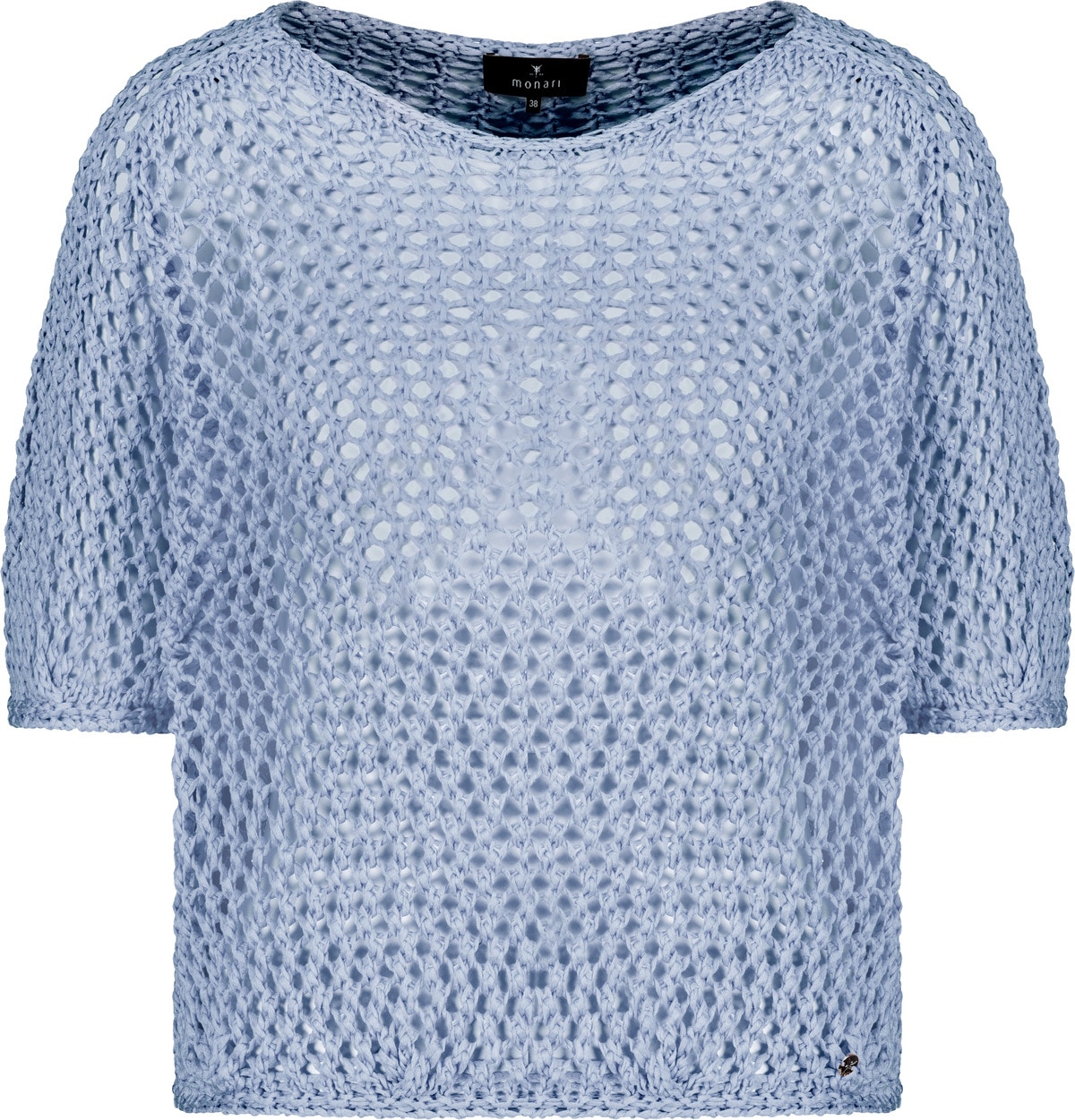 Monari Strickpullover, aus Ajourstrick