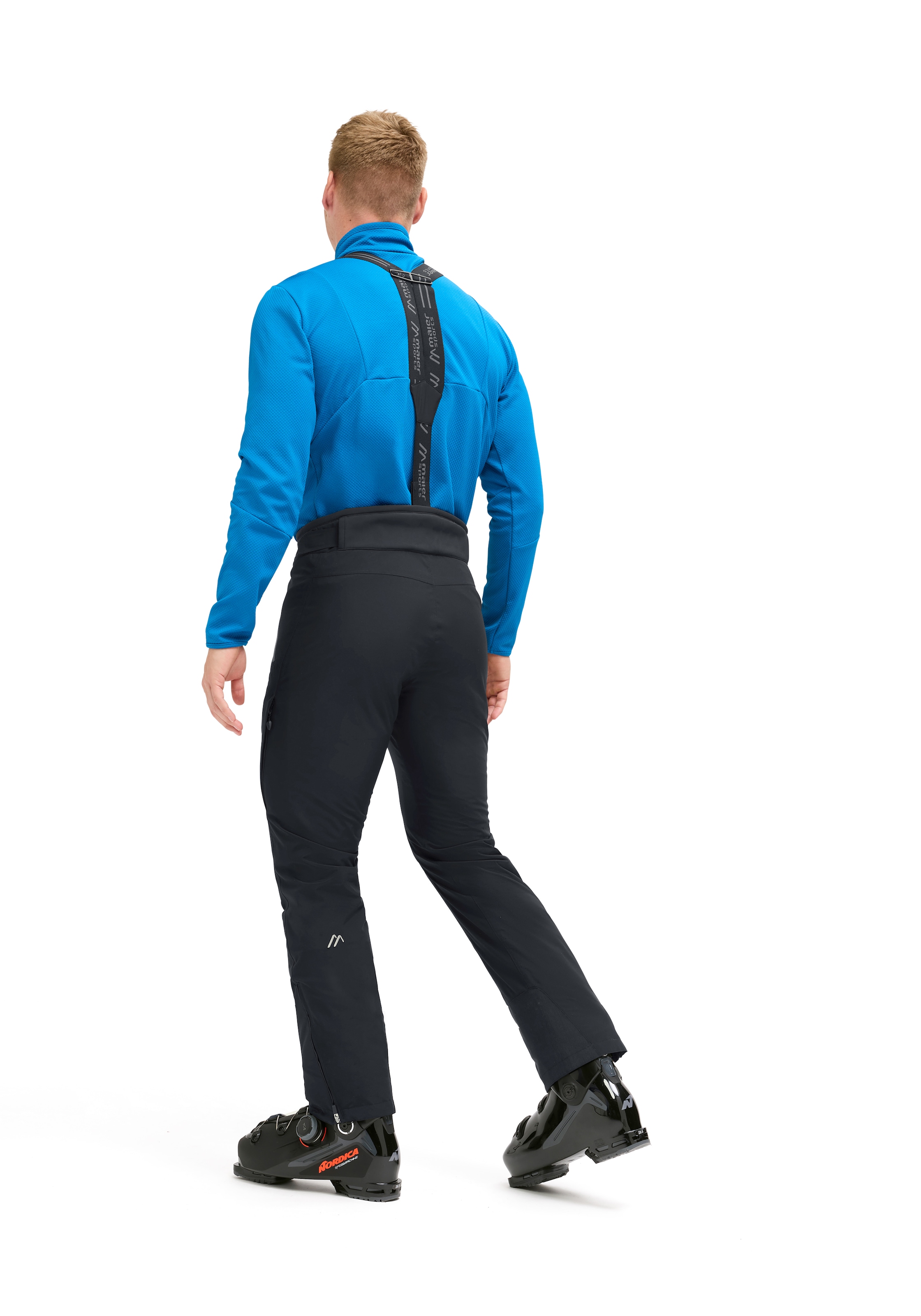 Maier Sports Pantalon de ski »Copper slim«  pantalon de neige homme avec bretelles, coupe slim, coupe-vent et étanche