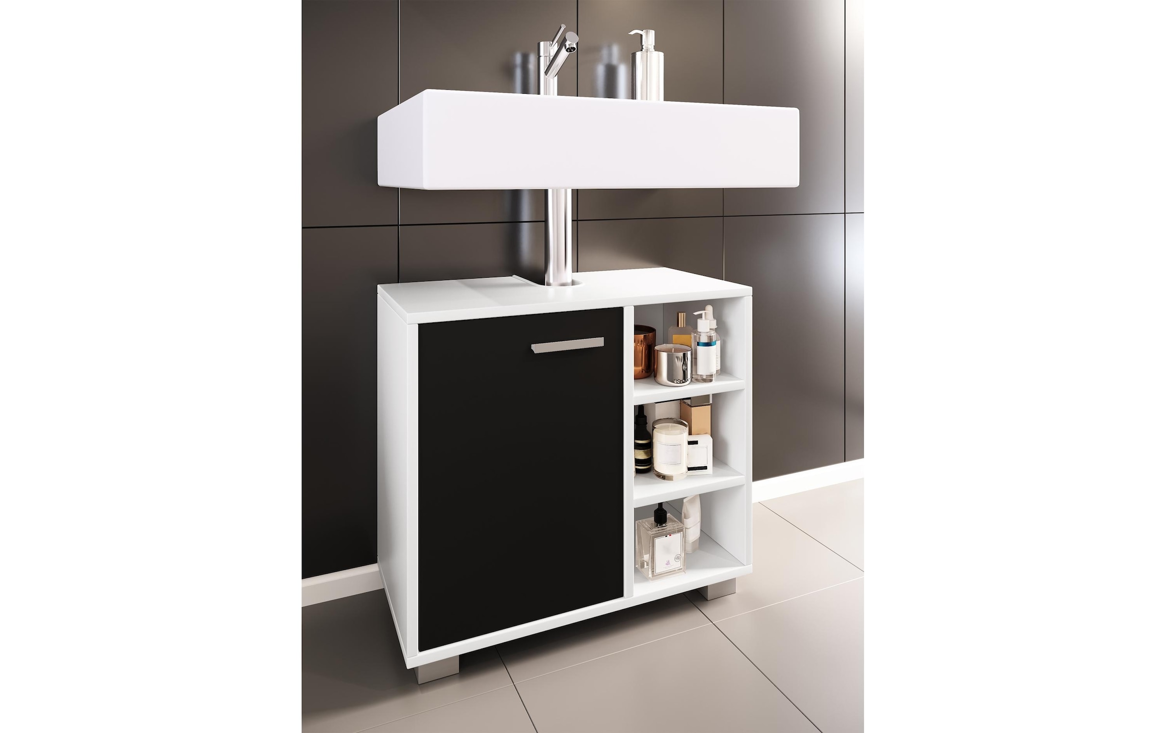 VCM Waschbeckenunterschrank »Zalo L 60 x 55 cm«