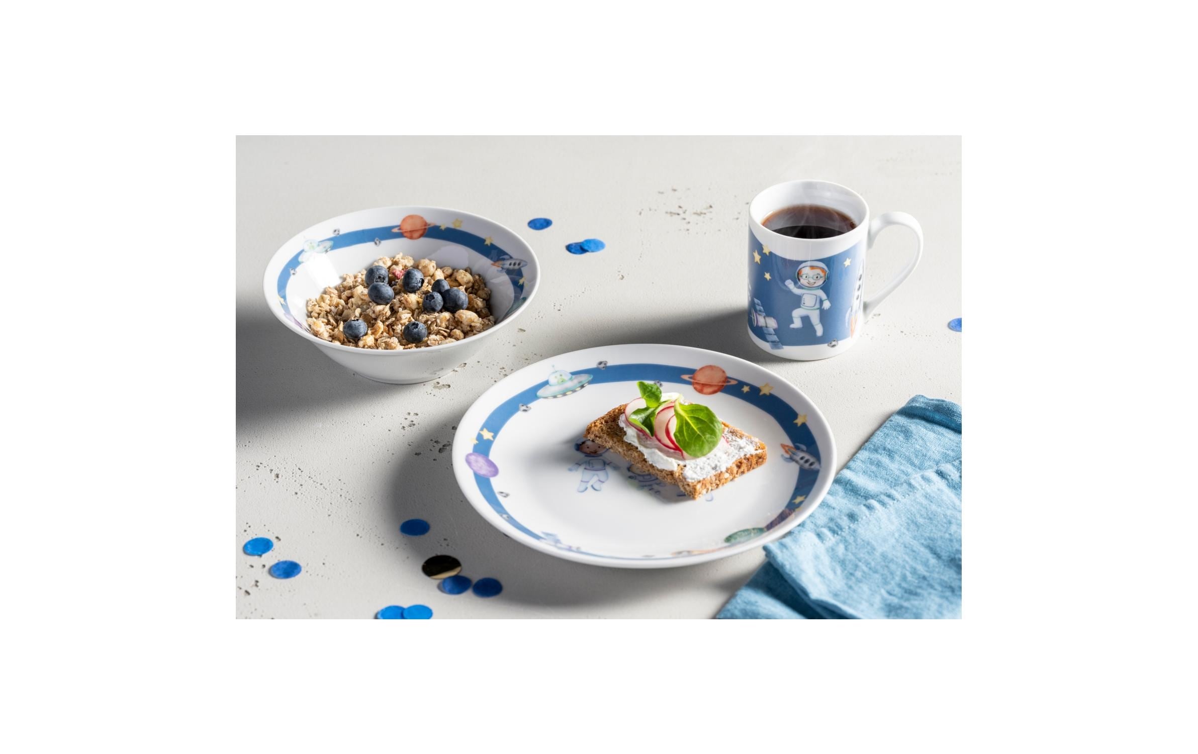 LEONARDO Kindergeschirr-Set »Avventura 3tlg. Wel«, (3 tlg.)