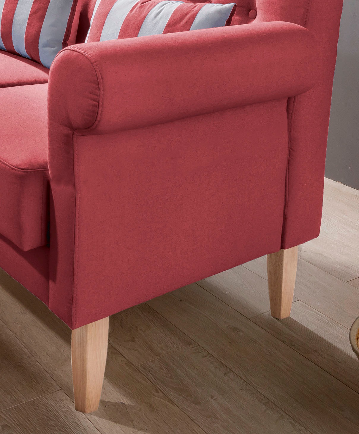 Home affaire Canapé de cuisine »Scalea« inkl. 2 Stk. Zierkissen, in verschiedenen Stoffen und Farben