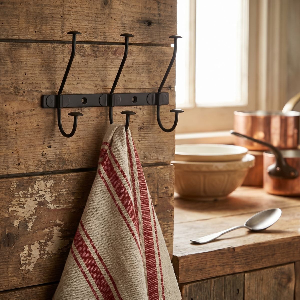 Ambiente Haus Crochet de garde-robe »Hakenleiste (B) 22cm« Garderobenleiste mit 3 Haken