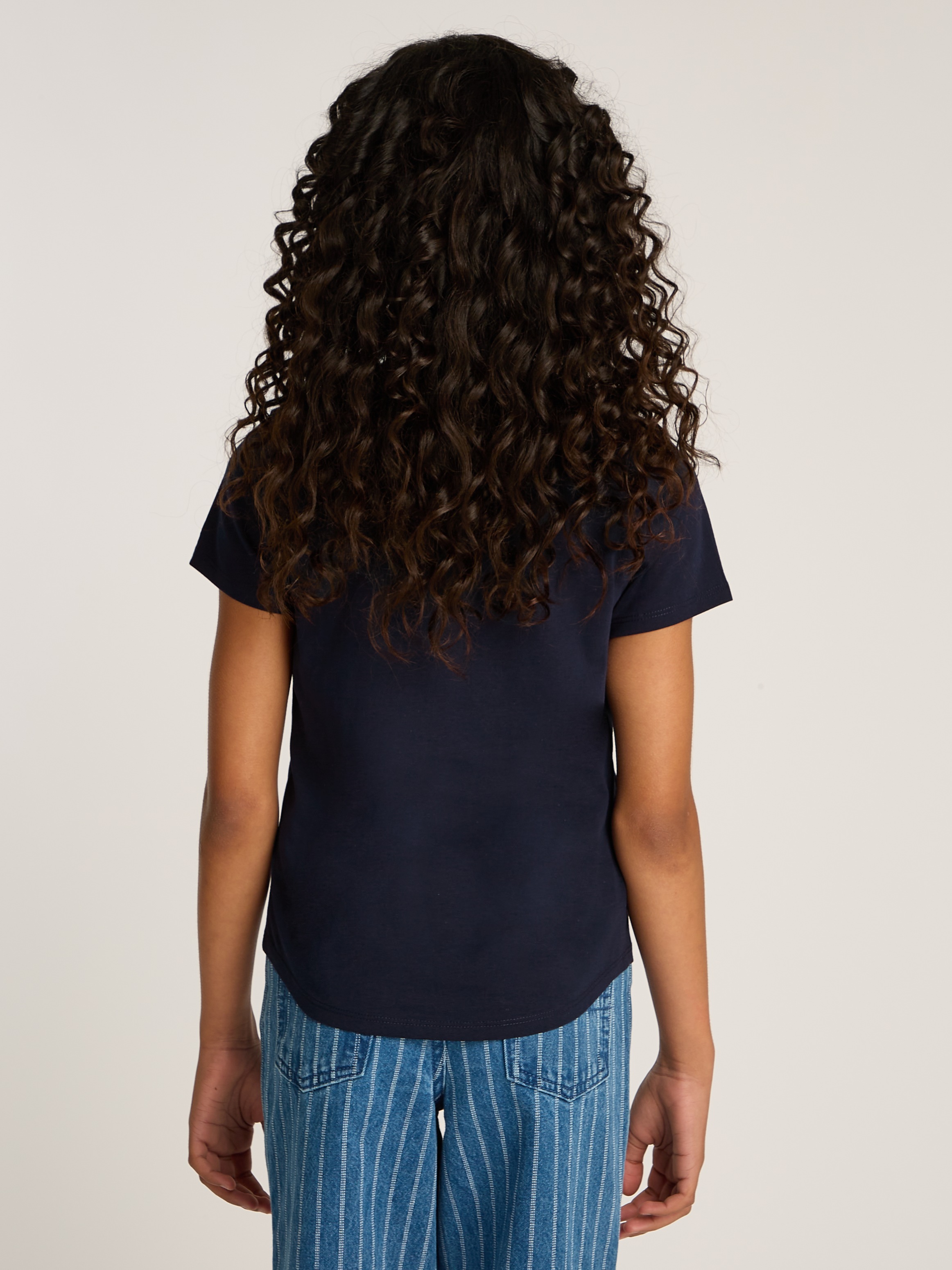 Tommy Hilfiger T-Shirt, mit glitzerndem Schriftzug