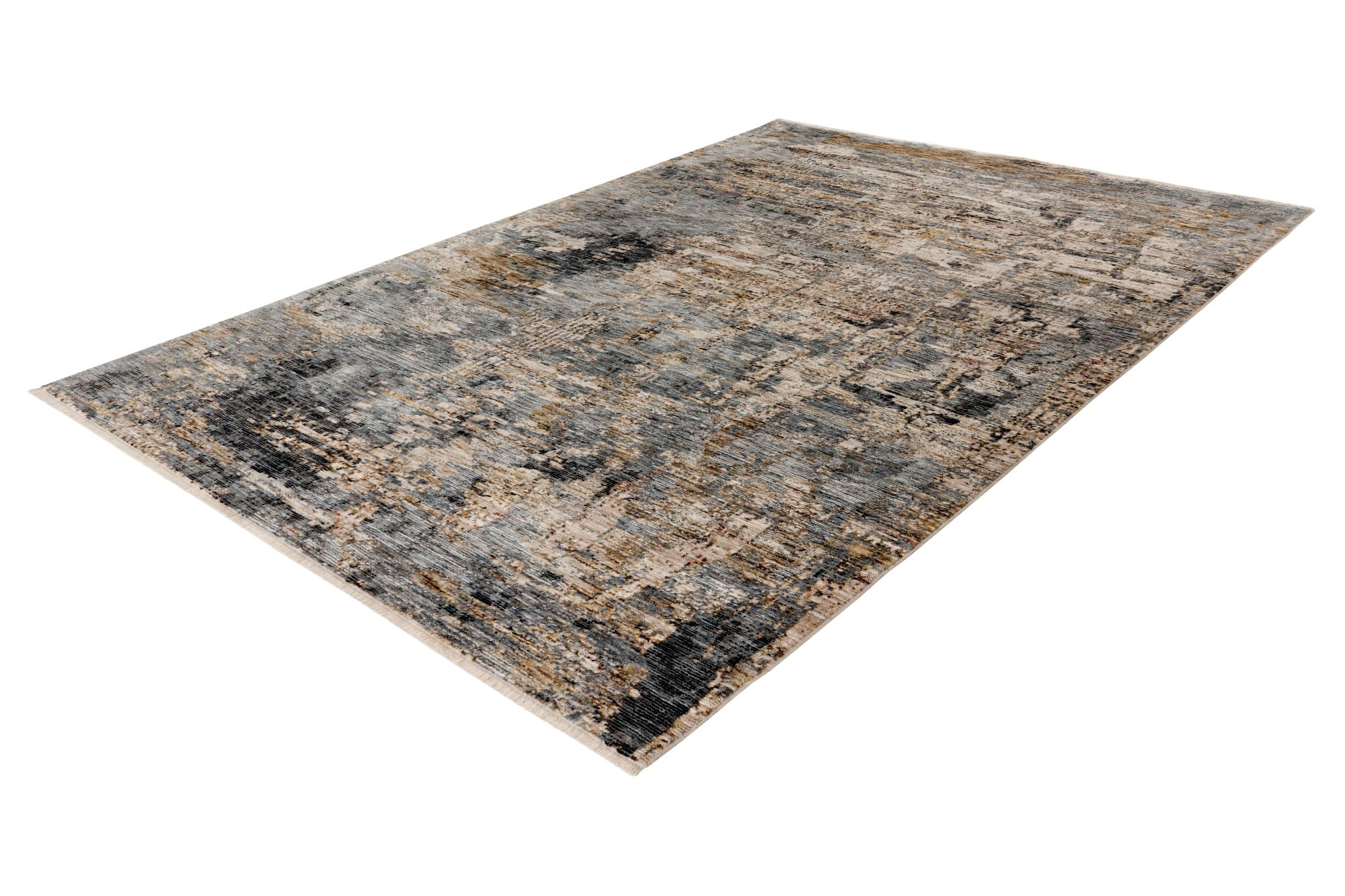 Kayoom Teppich »Pono 723« rechteckig 10 mm Höhe Kurzflor, Vintage, Modernes Muster, Fussbodenheizungsgeeignet