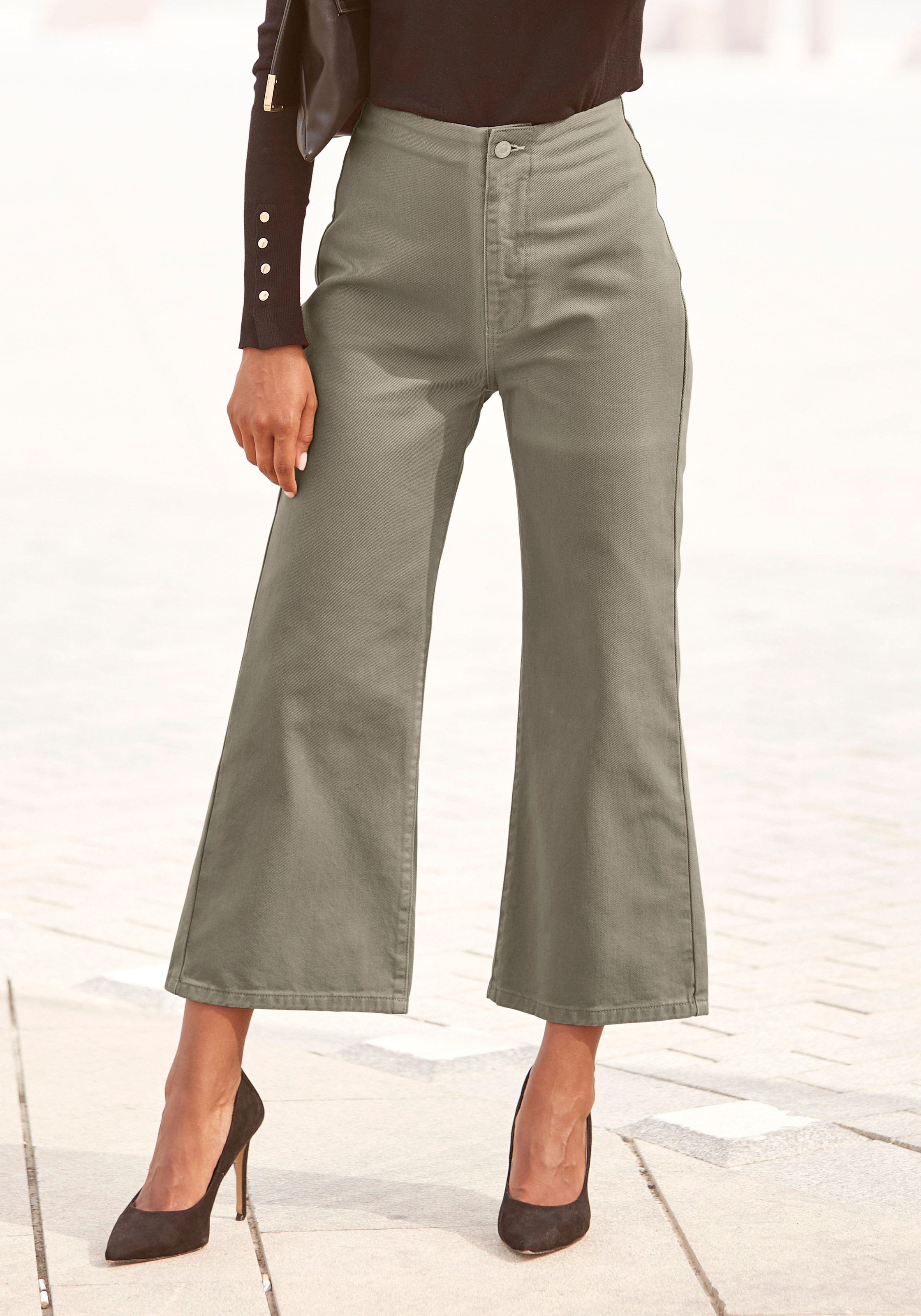 LASCANA Weite Jeans, in Culotte-Form