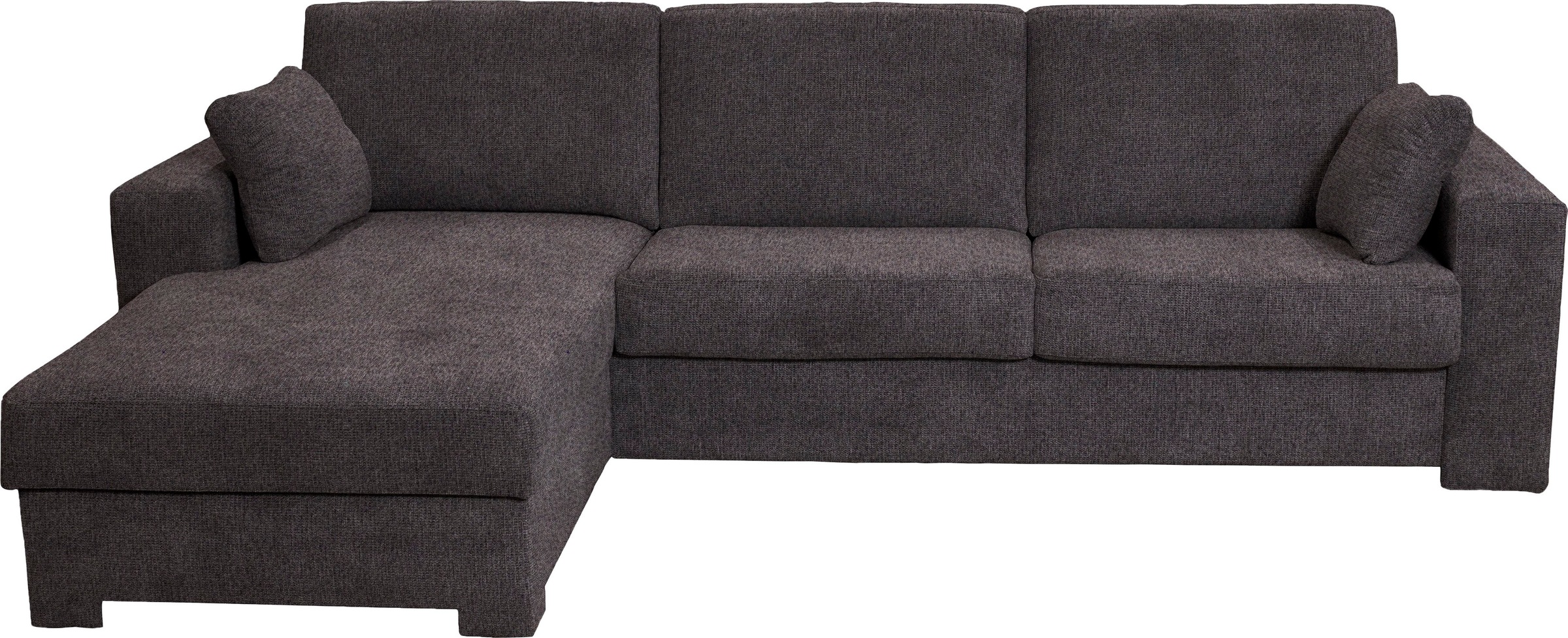 Home affaire Ecksofa »Roma "M" Matratzenhöhe 14 cm, Dauerschlaffunktion, mit Unterfederung,«, Liegemasse ca 143x198 cm, L-Form