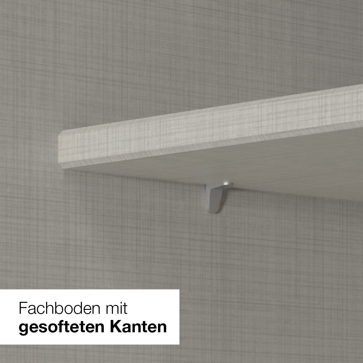Wimex Kleiderschrank »Mugano,in 8 Breiten,3 Höhen,2 Tiefen, viele Farben, Made in Germany«, (in Basic oder Premium Ausstattung mit 2 weiteren Einlegeböden), mit langen oder kurzen Griffen aus Metall, mit oder ohne Spiegel