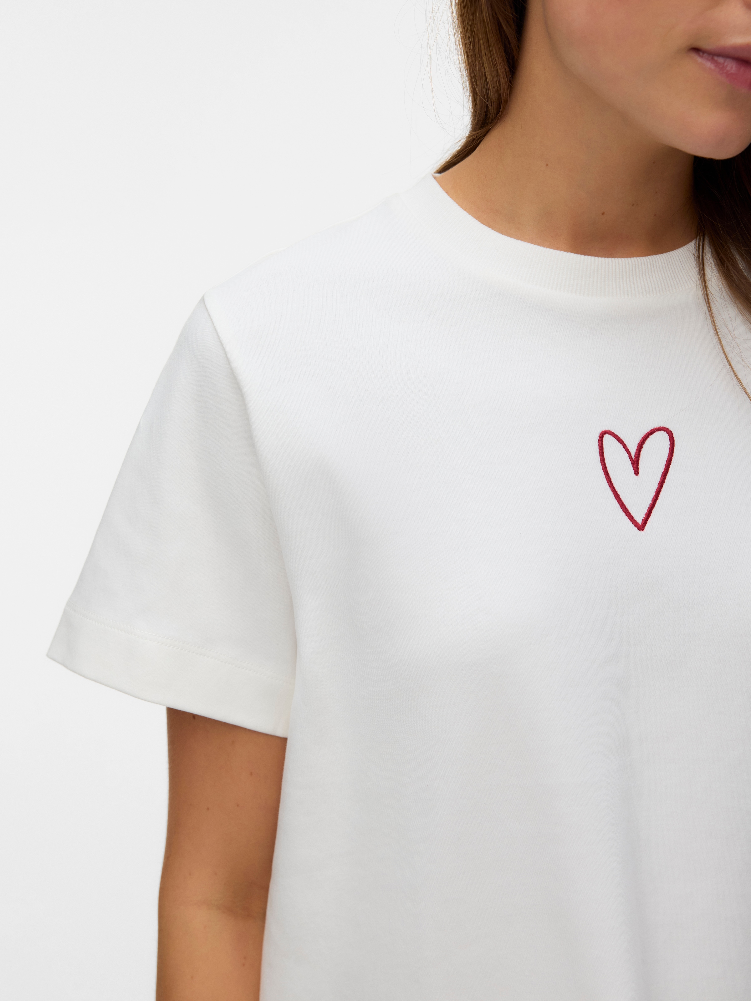 Vero Moda T-shirt à manches courtes »VMSARA METTE SS TOP BOX JRS GA NOOS« Coton, coupe regular fit