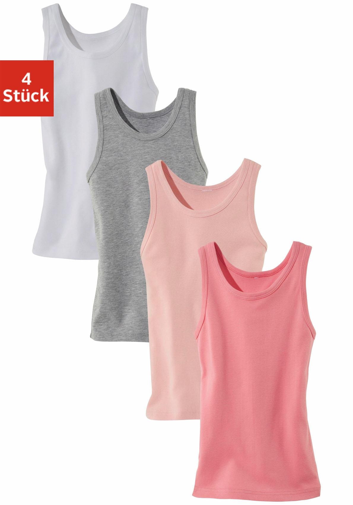 Image of Vivance Unterhemd Packung, 4 Stk. in rosa Farben, Tanktop, Unterziehshirt