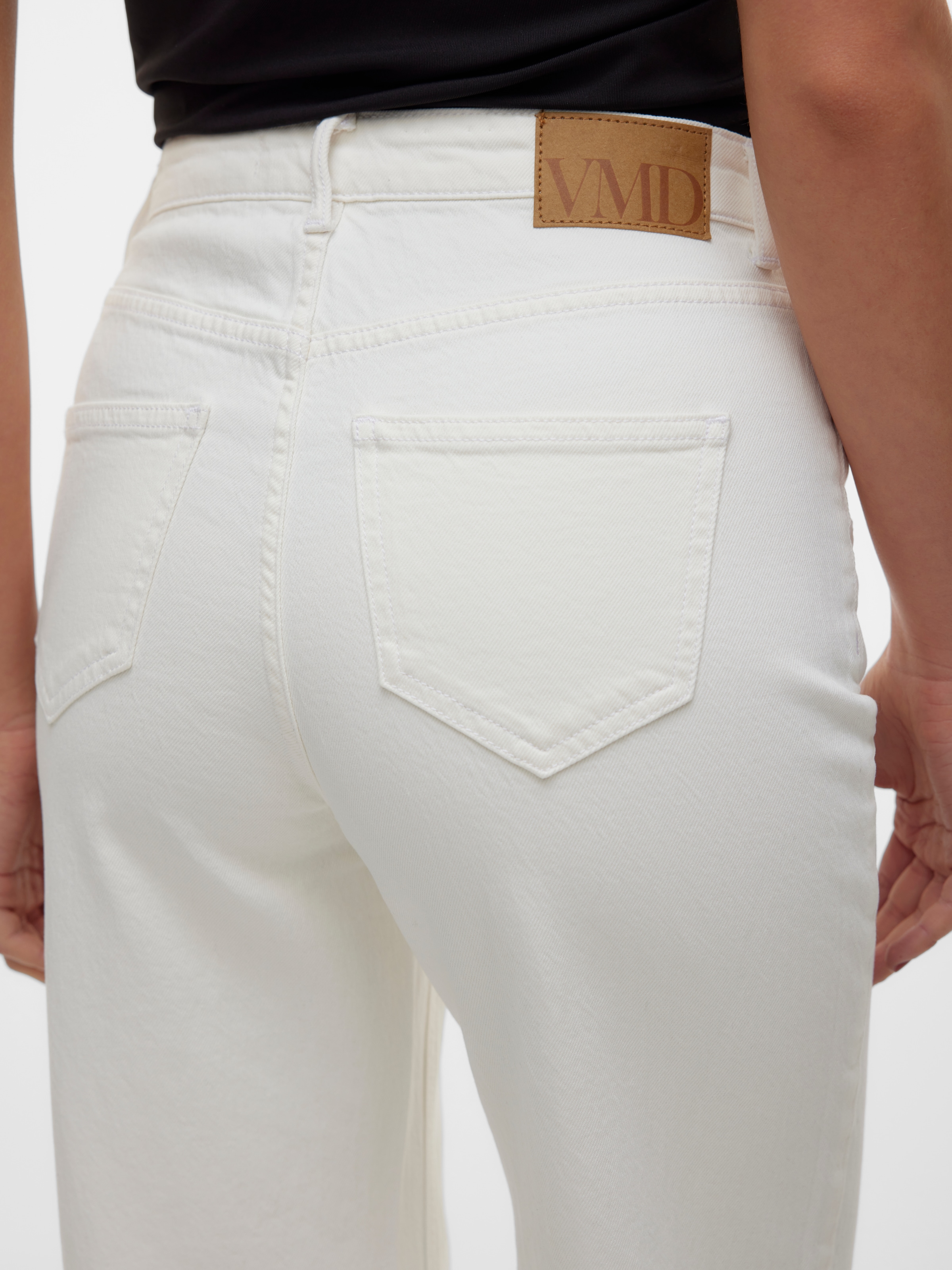 Vero Moda Jeans taille haute »VMTESSA HR WIDE JEANS COLOR GA NOOS« mit Eingrifftaschen