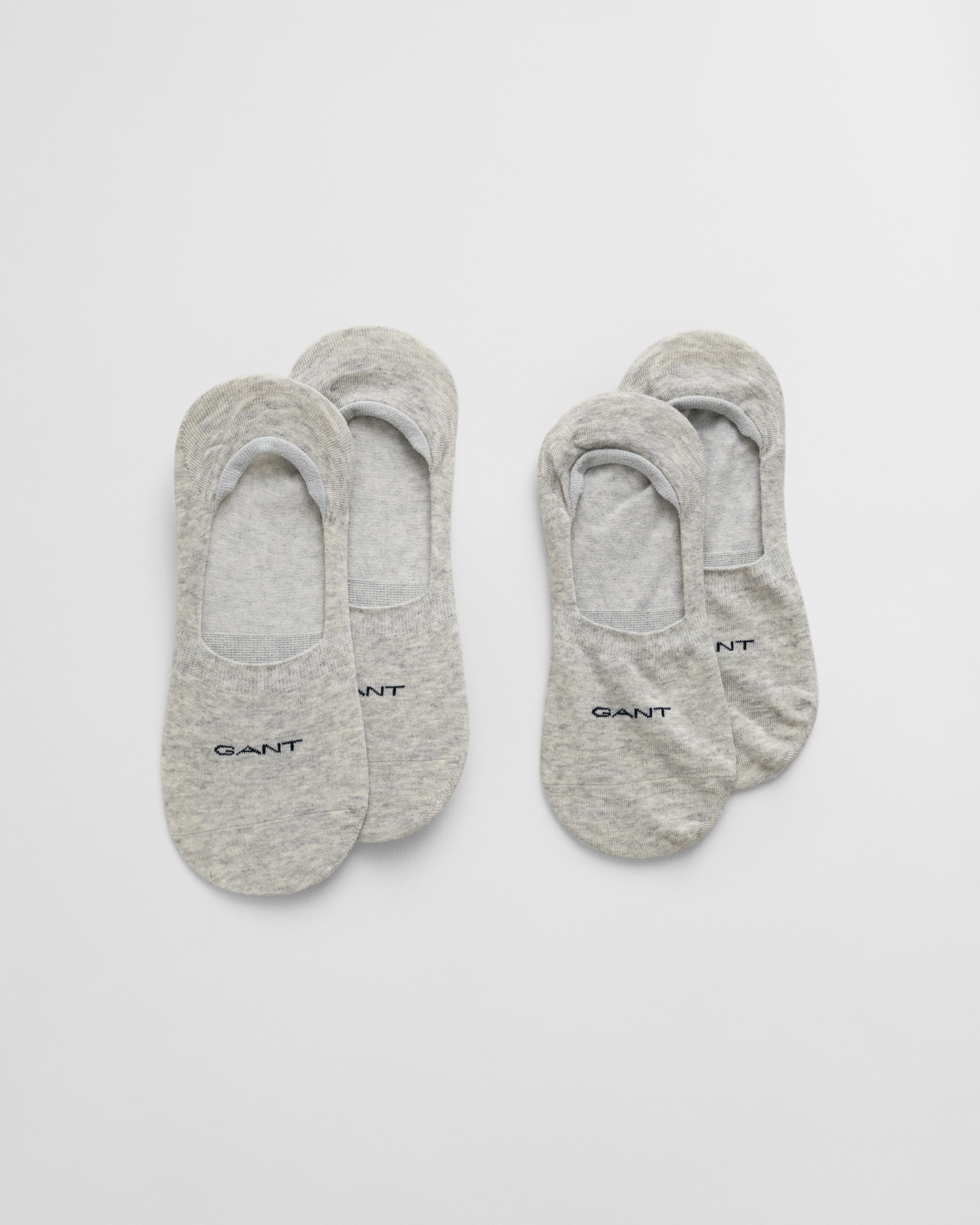 Gant Füsslinge »INVISIBLE SOCKS 2-PACK«, mit Silikonbesatz am Fersenbereich