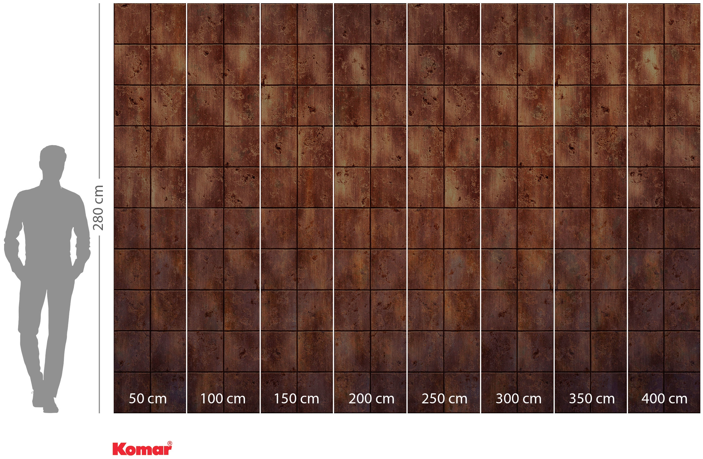 Komar Vliestapete »Digitaldruck Vlies - Erosion - Grösse 400 x 280 cm«, bedruckt, Wohnzimmer, Schlafzimmer