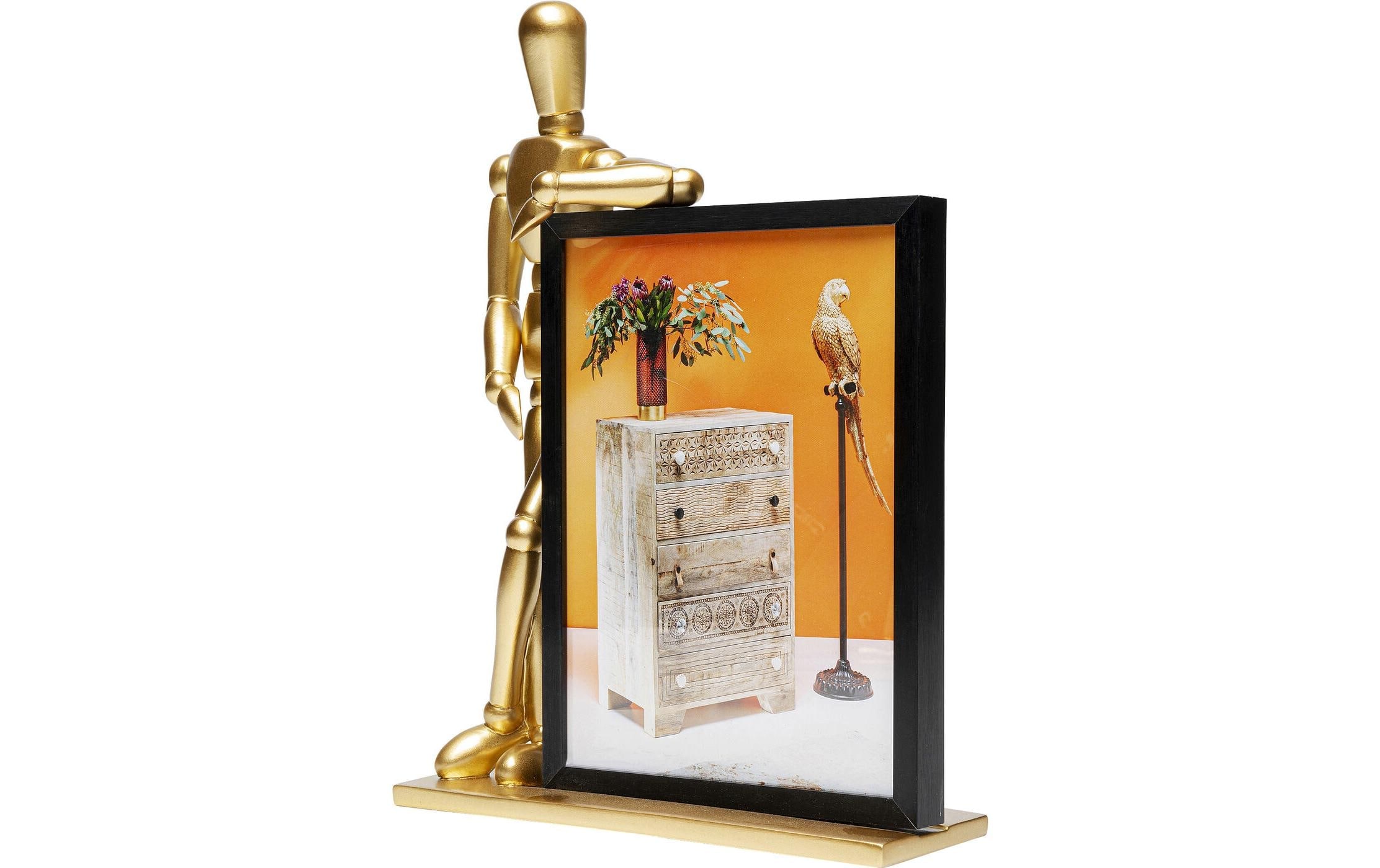 Kare Design Bilderrahmen »Proudly Goldfarben/Schwarz, 16 x 21 cm«