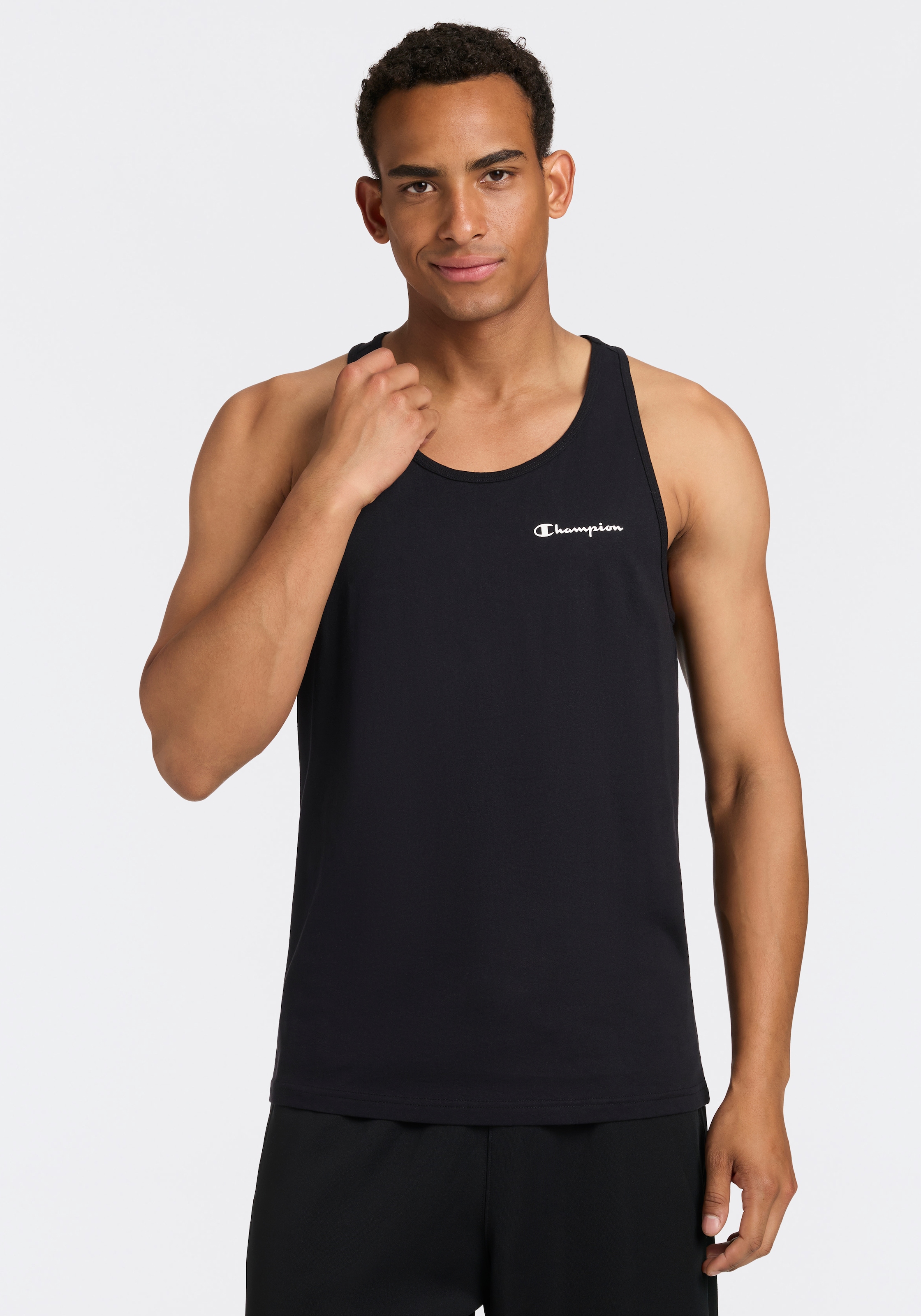 Champion Débardeur Paquet, 2 cuis lot de 2, avec encolure ronde, style sportif, en coton