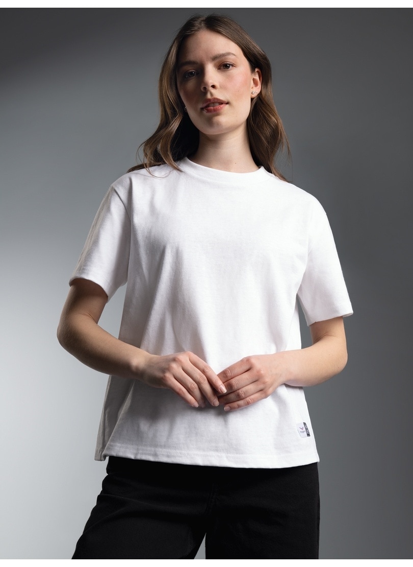 Image of Trigema T-Shirt "TRIGEMA Damen Heavy-Shirt aus 100% recycelter Baumwolle" 1