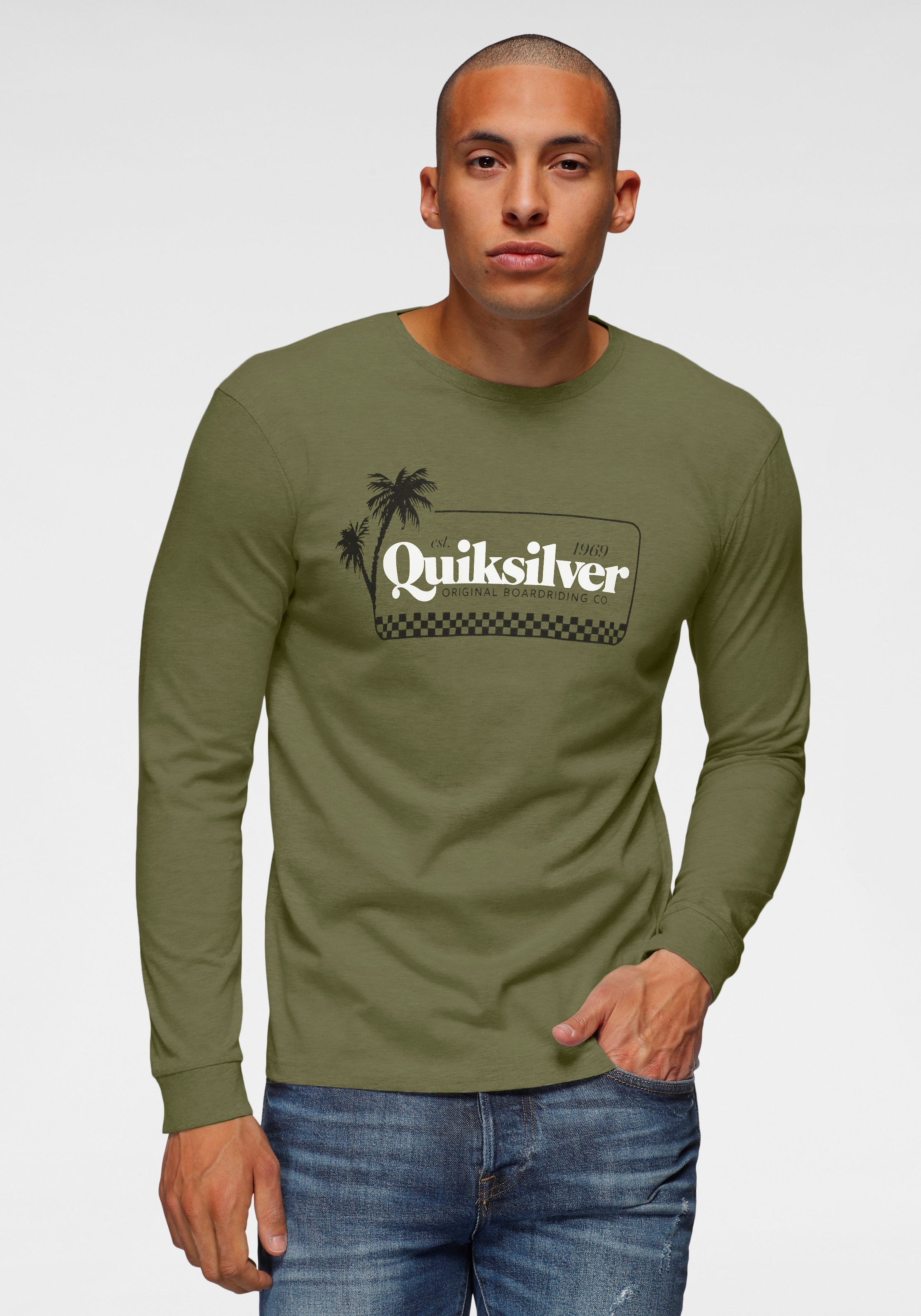Quiksilver Langarmshirt, (Packung, 2 tlg., 2er-Pack)