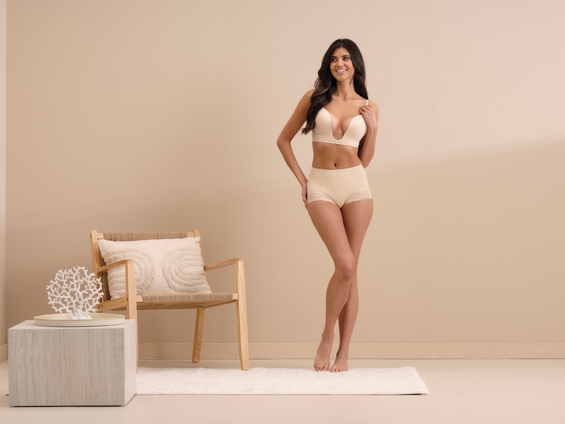 MAGIC Bodyfashion Shapingpants eingebautes Powernetz für gezielte Unterstützung und Formung