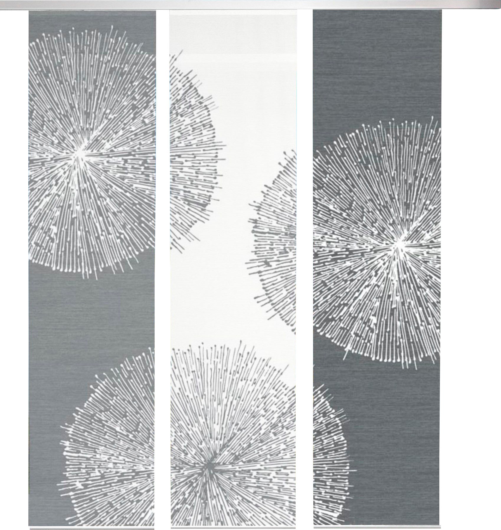 Image of Vision S Schiebegardine »3ER SET CROSTON«, (3 St.), HxB: 260x60, Schiebevorhang 3er Set Digitaldruck bei Ackermann Versand Schweiz