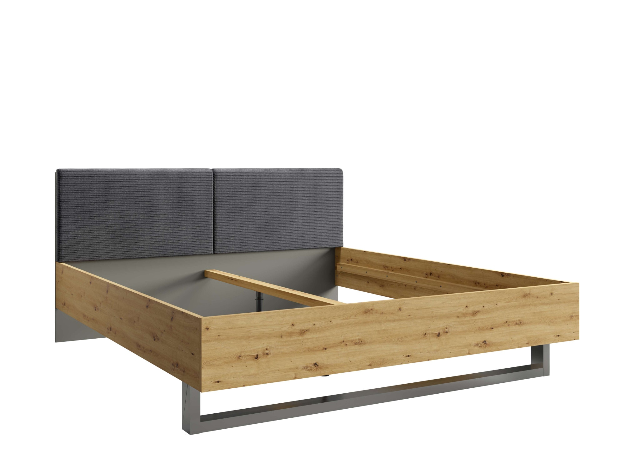 INOSIGN Polsterbett »Bett Loreto, Masse: B/T/H 185,5/211/98 cm«, Bett 180x200 cm mit gepolstertem Kopfteil