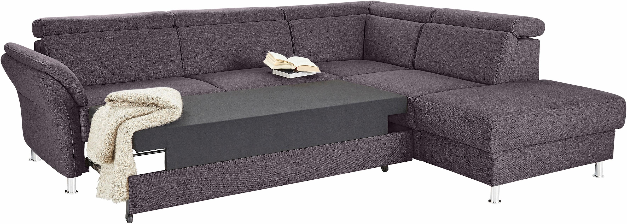 Image of sit&more Ecksofa "Avignon L-Form" inklusive Kopfteilverstellung, wahlweise mit Schlaffunktion