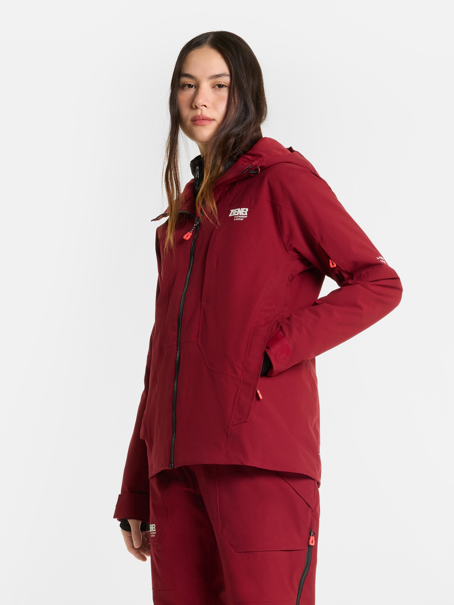 Ziener Veste de ski »RAYKA-Z AQUASHIELD® DAMEN« imperméable, coupe-vent, respirant, ouatine en laine
