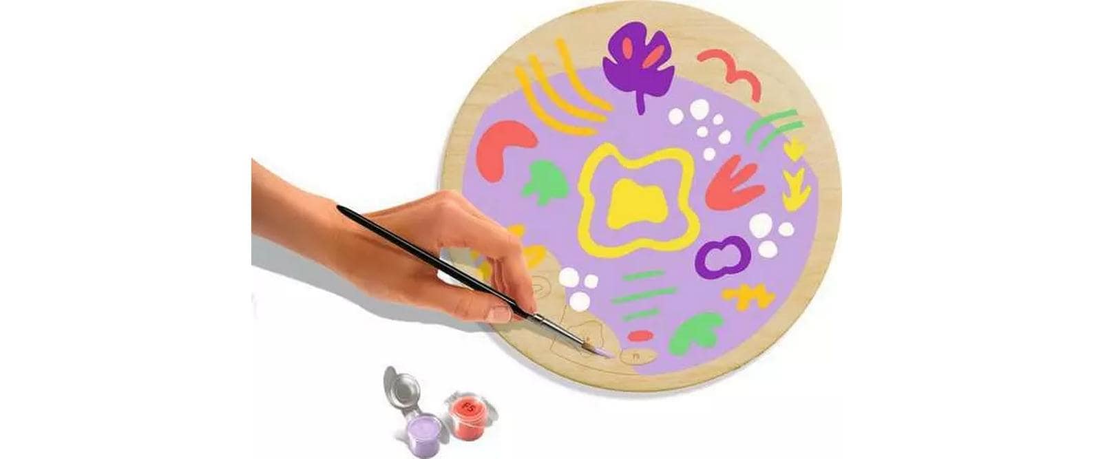 Ravensburger Peinture par numéros »CreArt Wooden – florale Ströme«