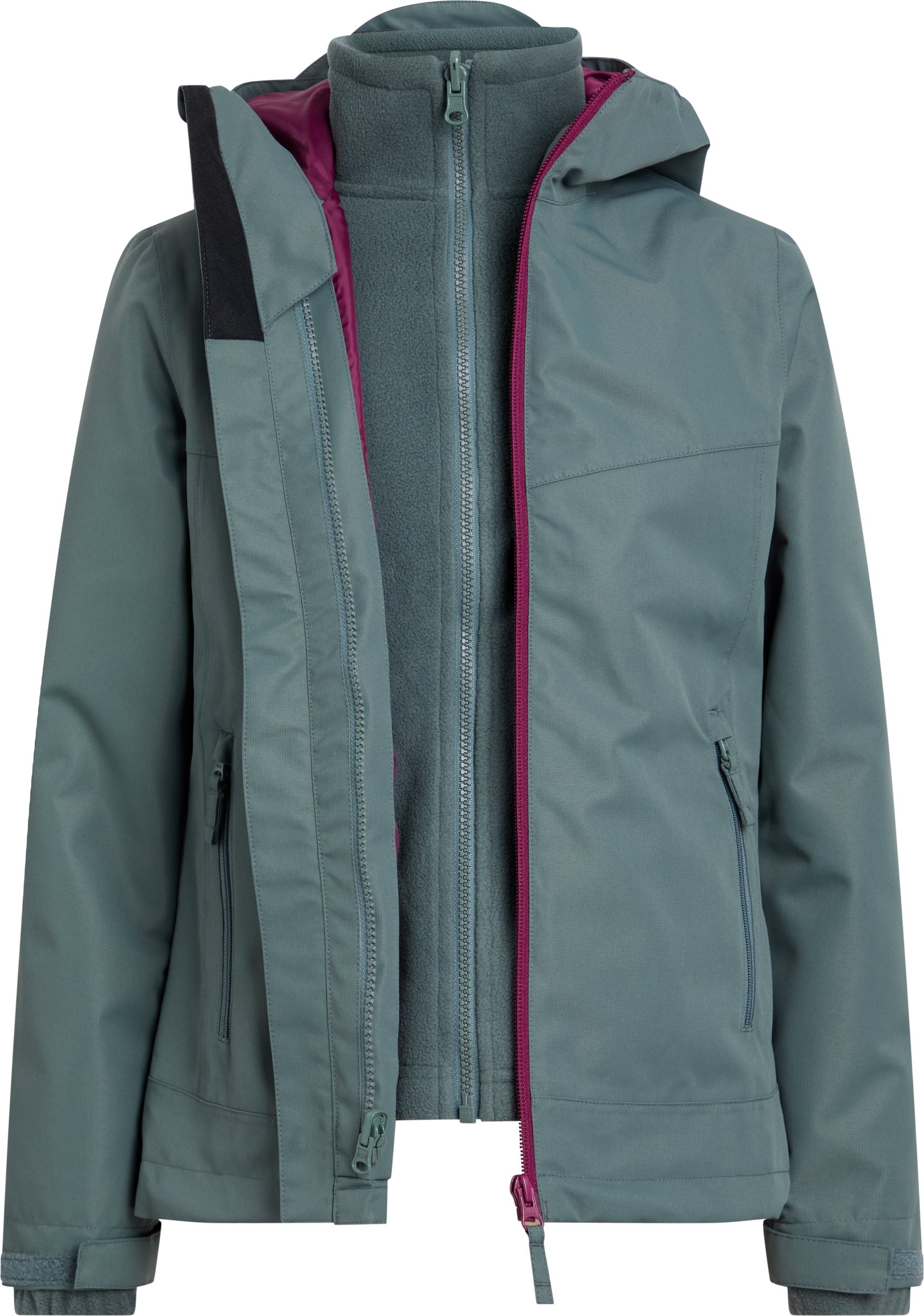 McKINLEY Veste d'extérieur »Funktions-Jacke Justin 3:1 III G« avec capuche avec membrane AQUAMAX, respirabilité 5000