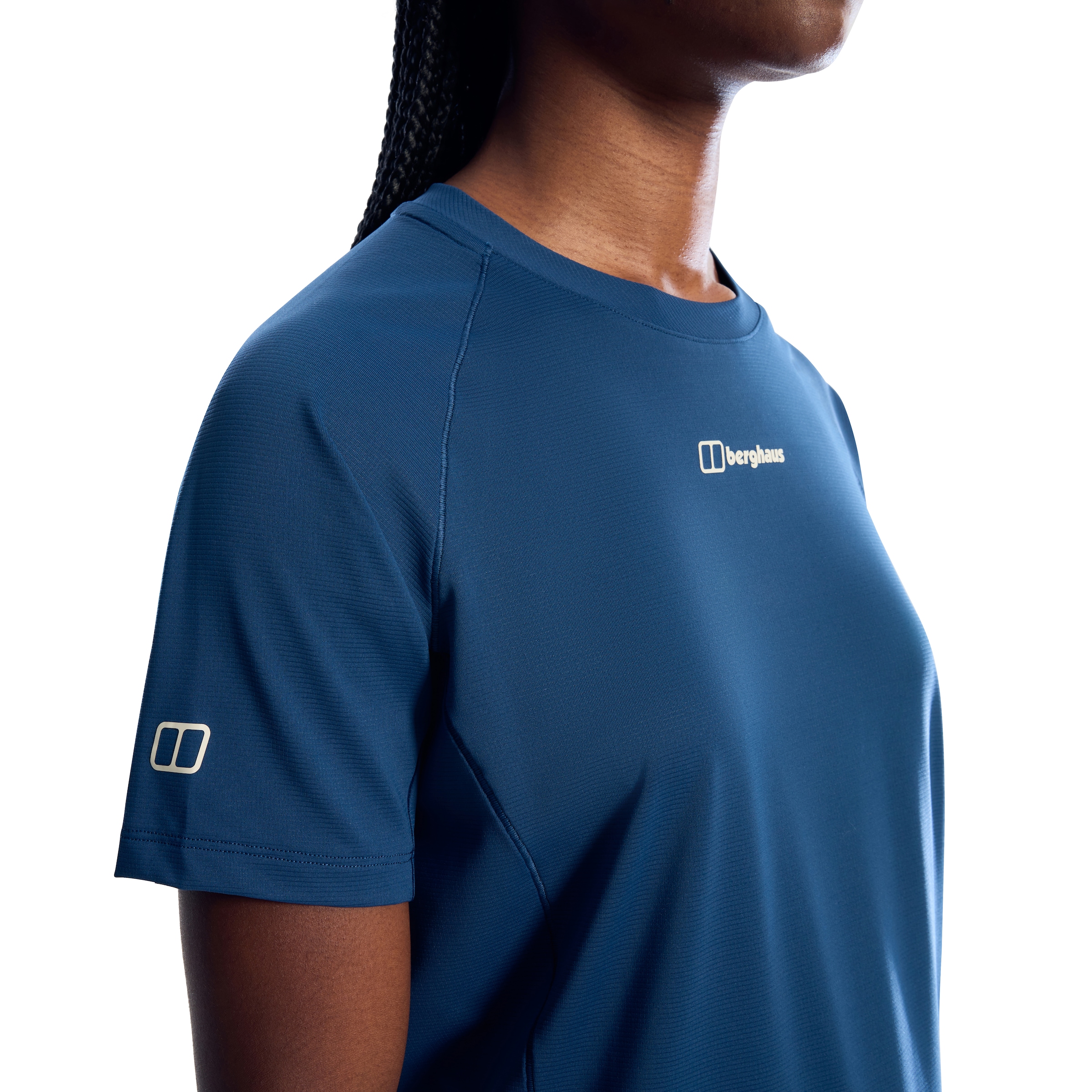 Berghaus T-shirt »BOWBURN TECH TEE AF« mit Rundhalsausschnitt, Kurzarm, für Sport- und Outdooranlässe