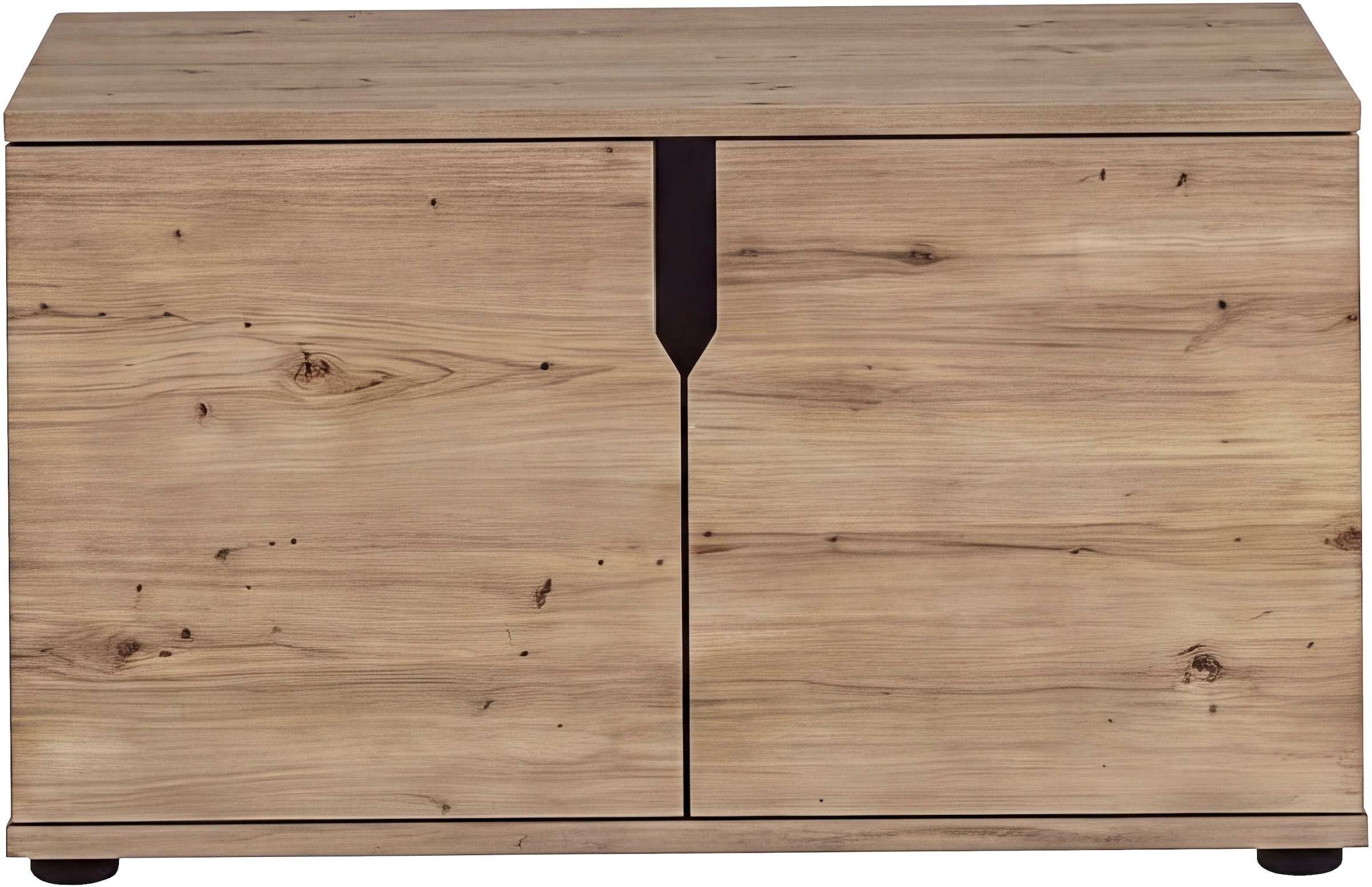 GOODproduct Sitzbank »FJELL, Breite 80cm, 2 Türen, 2 Einlegeböden, 4 Fächer« Bank Truhe, Kommode, Garderobenbank, Dielenbank