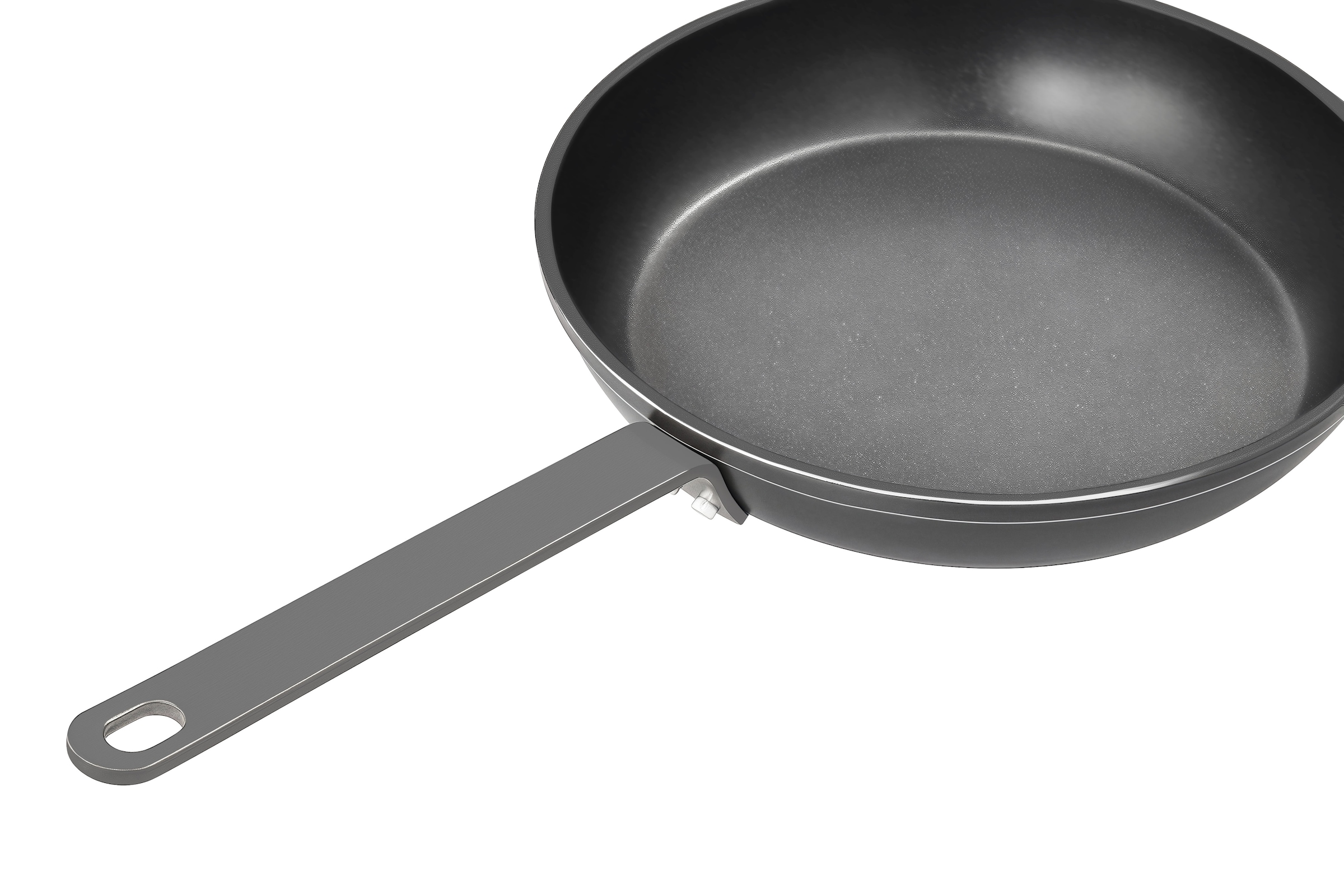 Hanseatic Pfannen-Set »ALU PRO«, Aluminium, (Set, 3 tlg., 1x Pfanne 24 cm, 1x Servierpfanne 28 cm mit Deckel), Profi Pfannen mit Antihaftbeschichtung, für alle Herdarten, Induktion